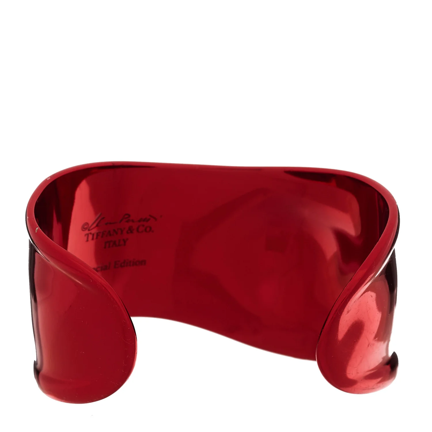 Copper Small Elsa Peretti Right Wrist Bone Cuff Bracelet Red - Image 2