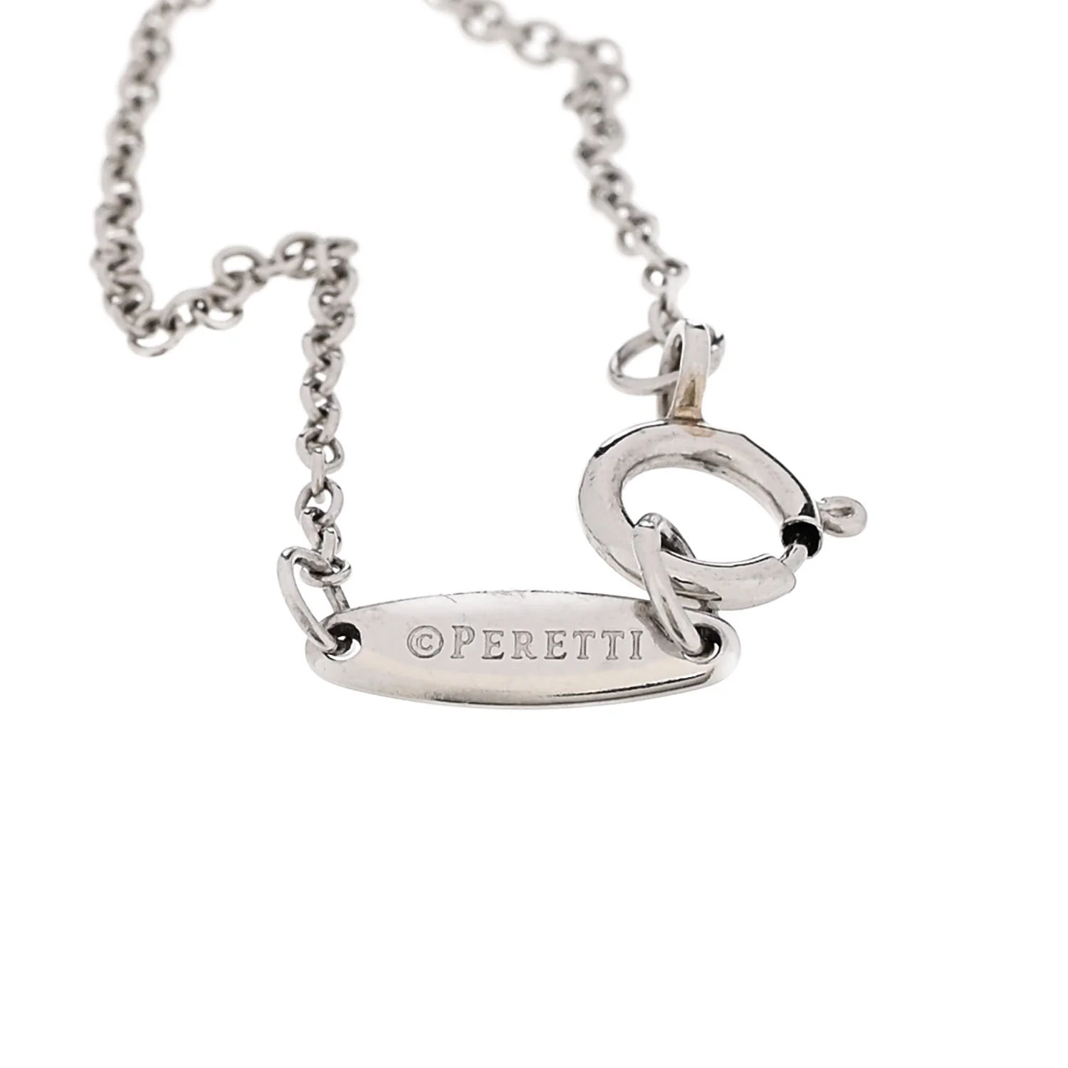 Platinum Blue Sapphire Elsa Peretti Color By The Yard Bracelet - Image 4