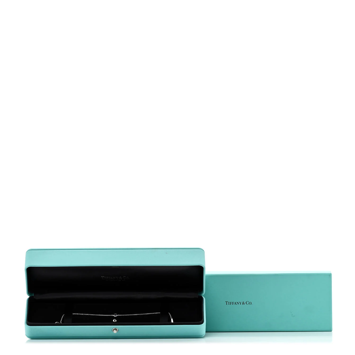 Platinum Blue Sapphire Elsa Peretti Color By The Yard Bracelet - Image 5