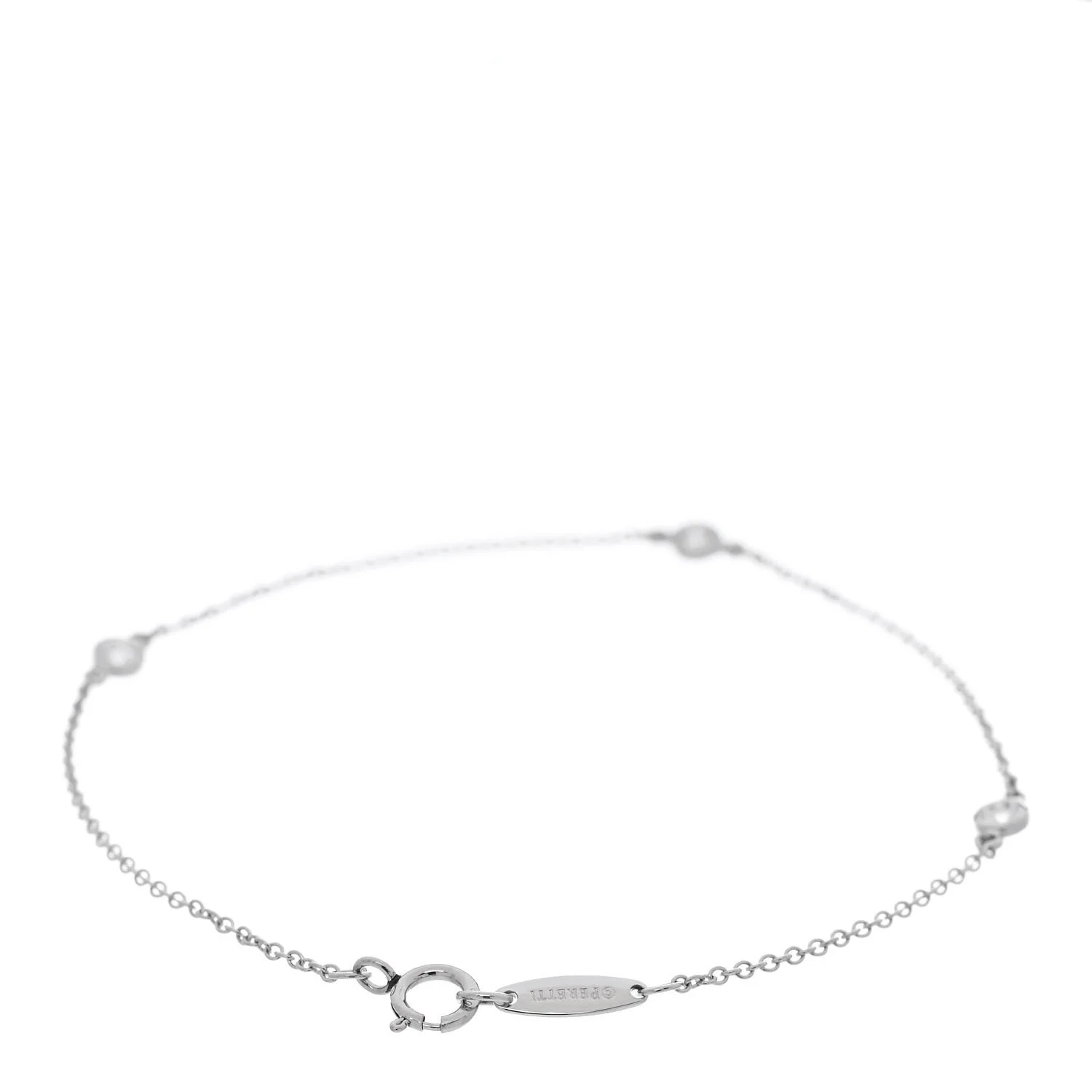 Platinum Diamond .15ctw Elsa Peretti Diamonds by the Yard Station Bracelet - Image 3