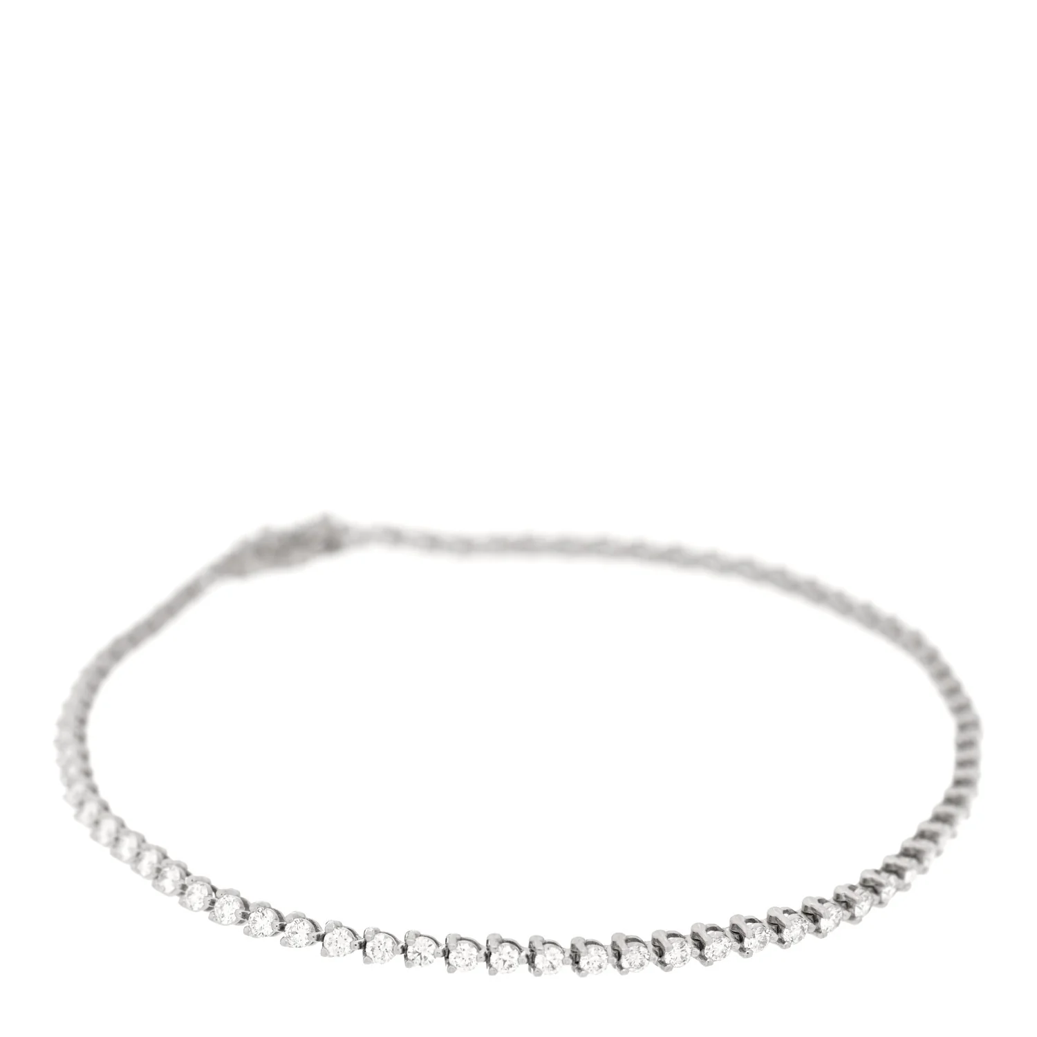 Platinum Diamond 2.09ctw Victoria Tennis Bracelet