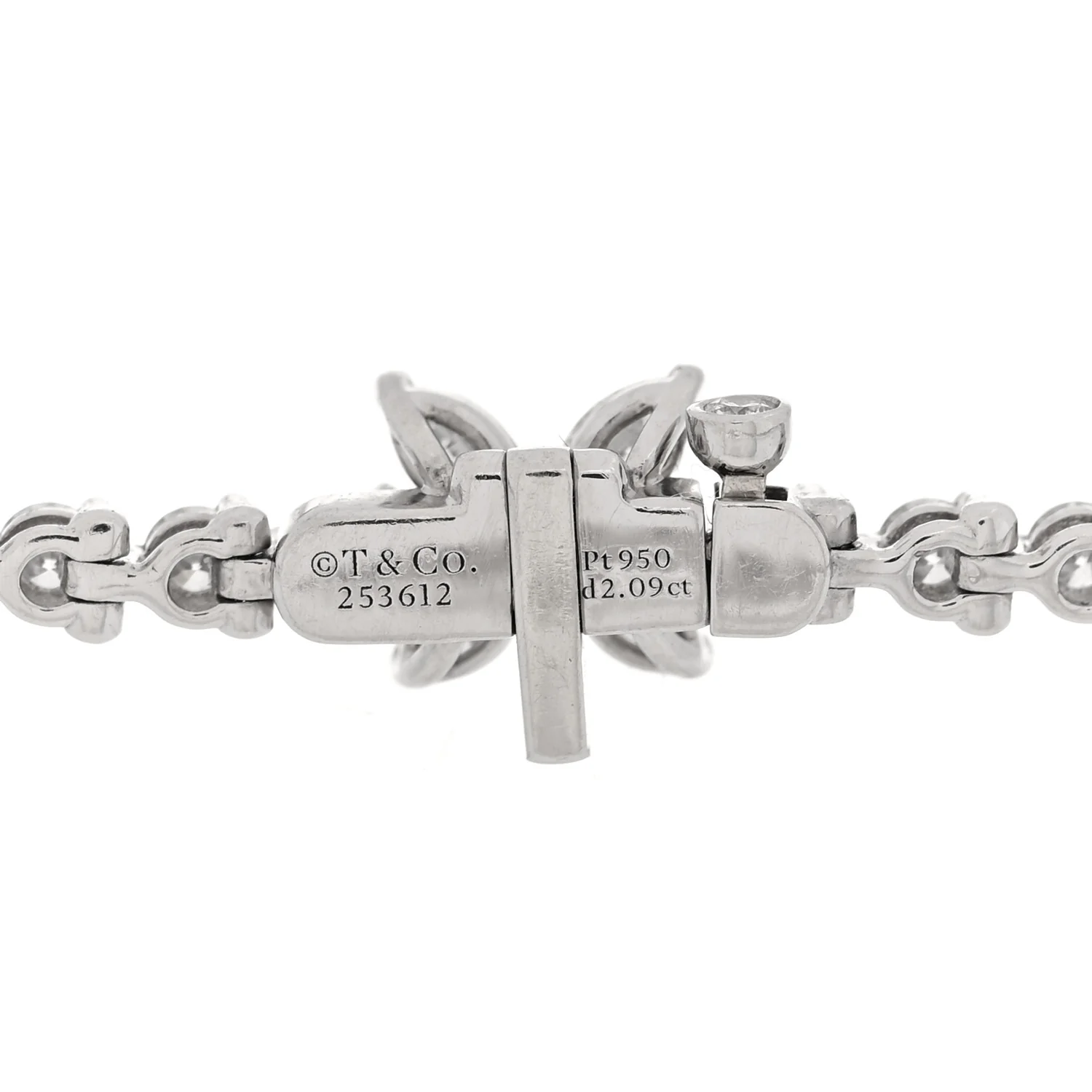 Platinum Diamond 2.09ctw Victoria Tennis Bracelet - Image 3
