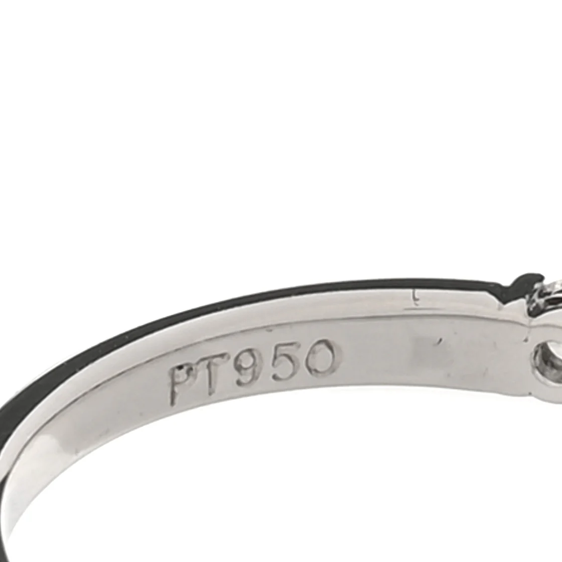 Platinum Diamond 2.2mm Half Circle Forever Band Ring 50 5.5 - Image 4