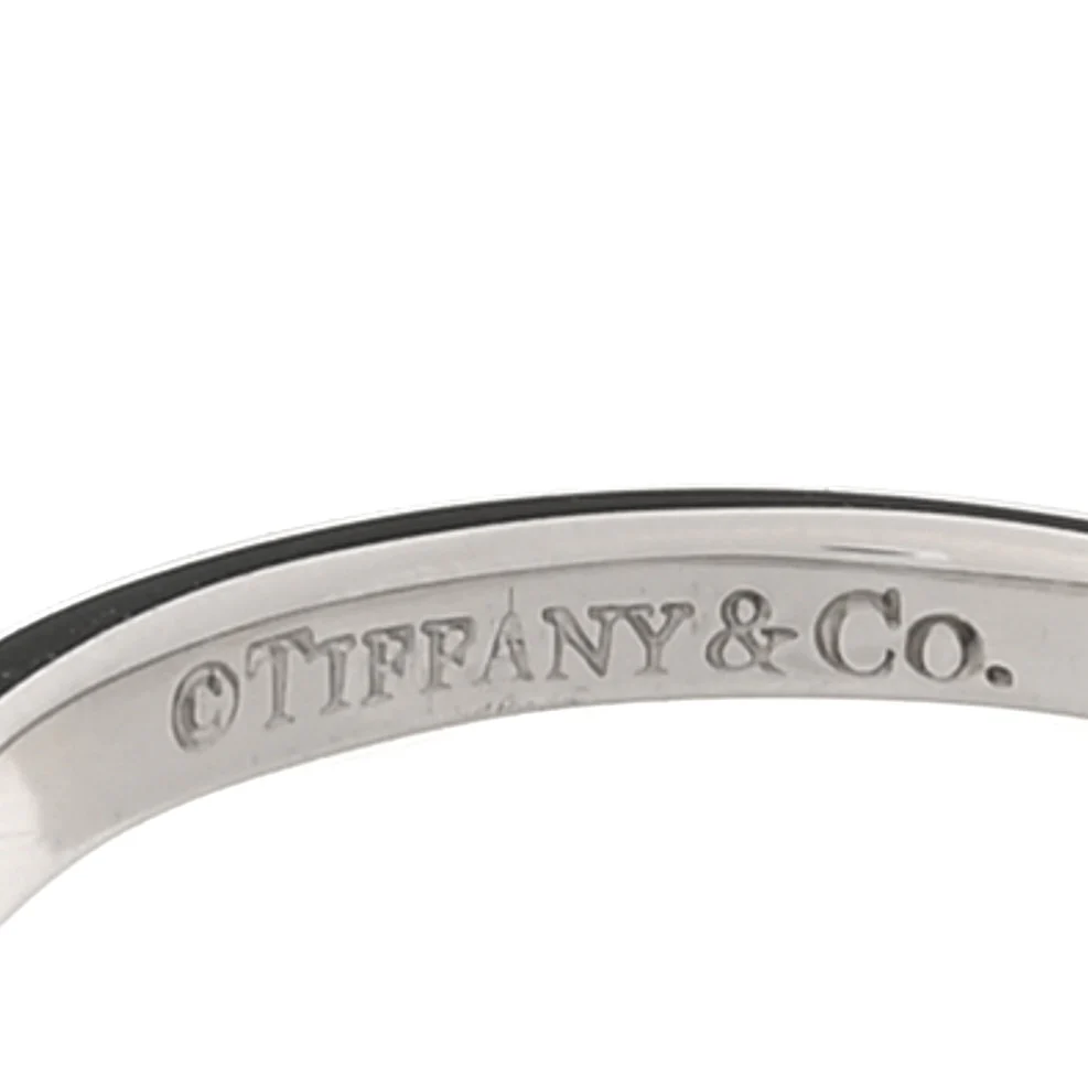 Platinum Diamond 2.2mm Half Circle Forever Band Ring 50 5.5 - Image 5