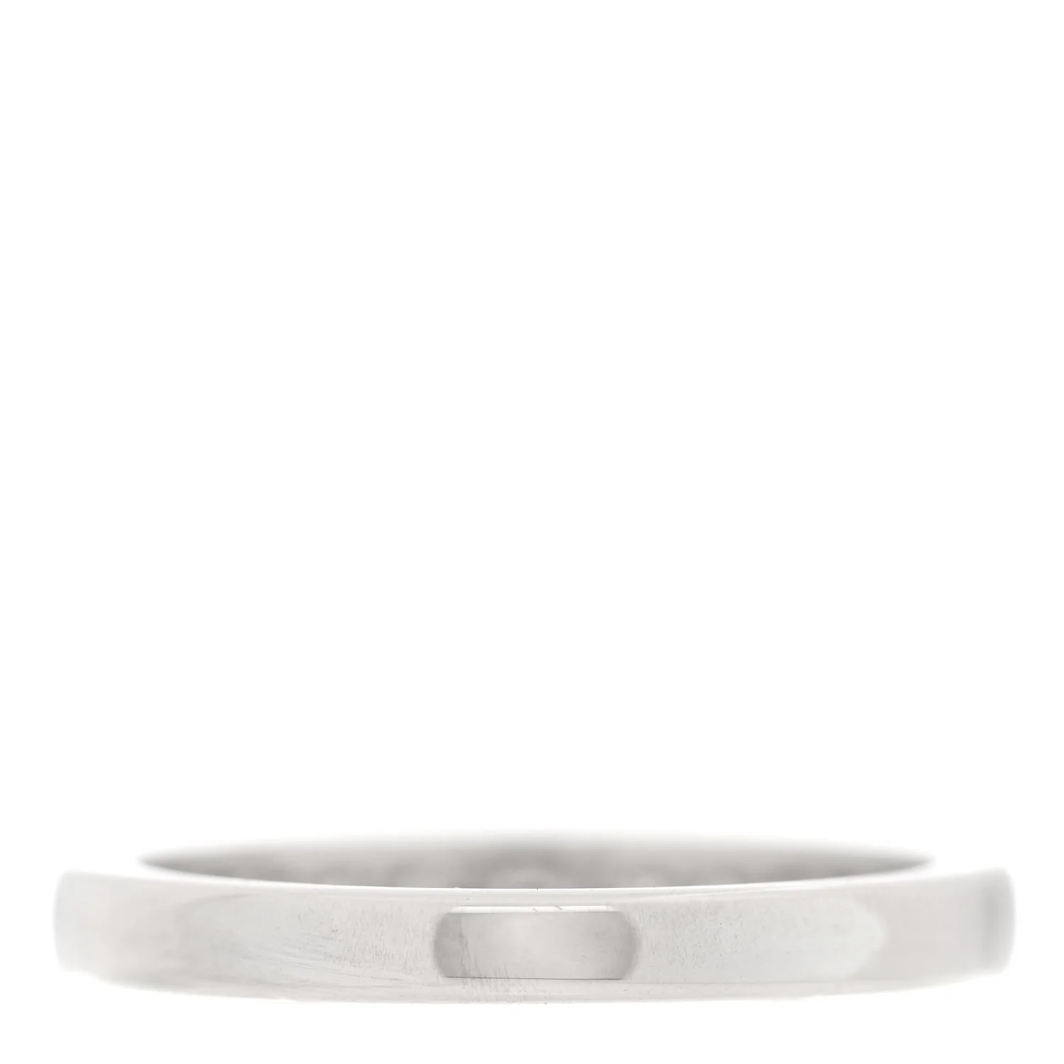 Platinum Diamond 2.5mm Half Circle Wedding Band Ring 49 5 - Image 3