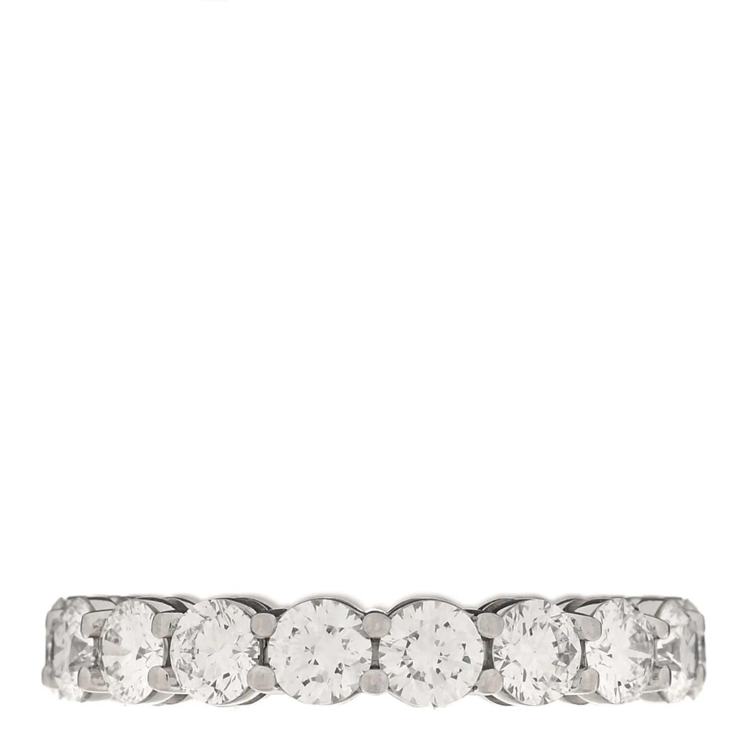 Platinum Diamond 3.7mm Embrace Eternity Band Ring 51 5.75
