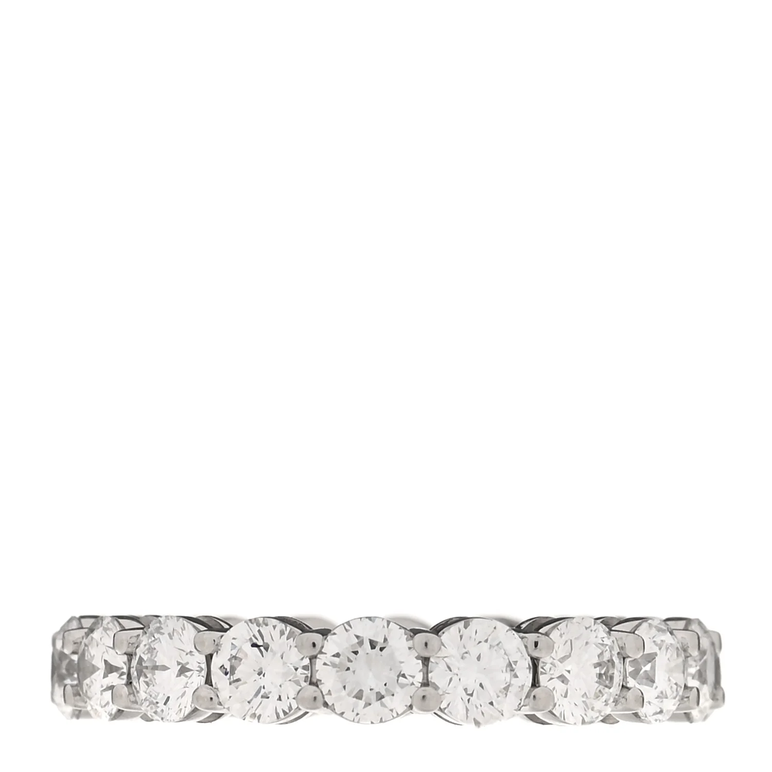 Platinum Diamond 3.7mm Embrace Eternity Band Ring 51 5.75 - Image 3