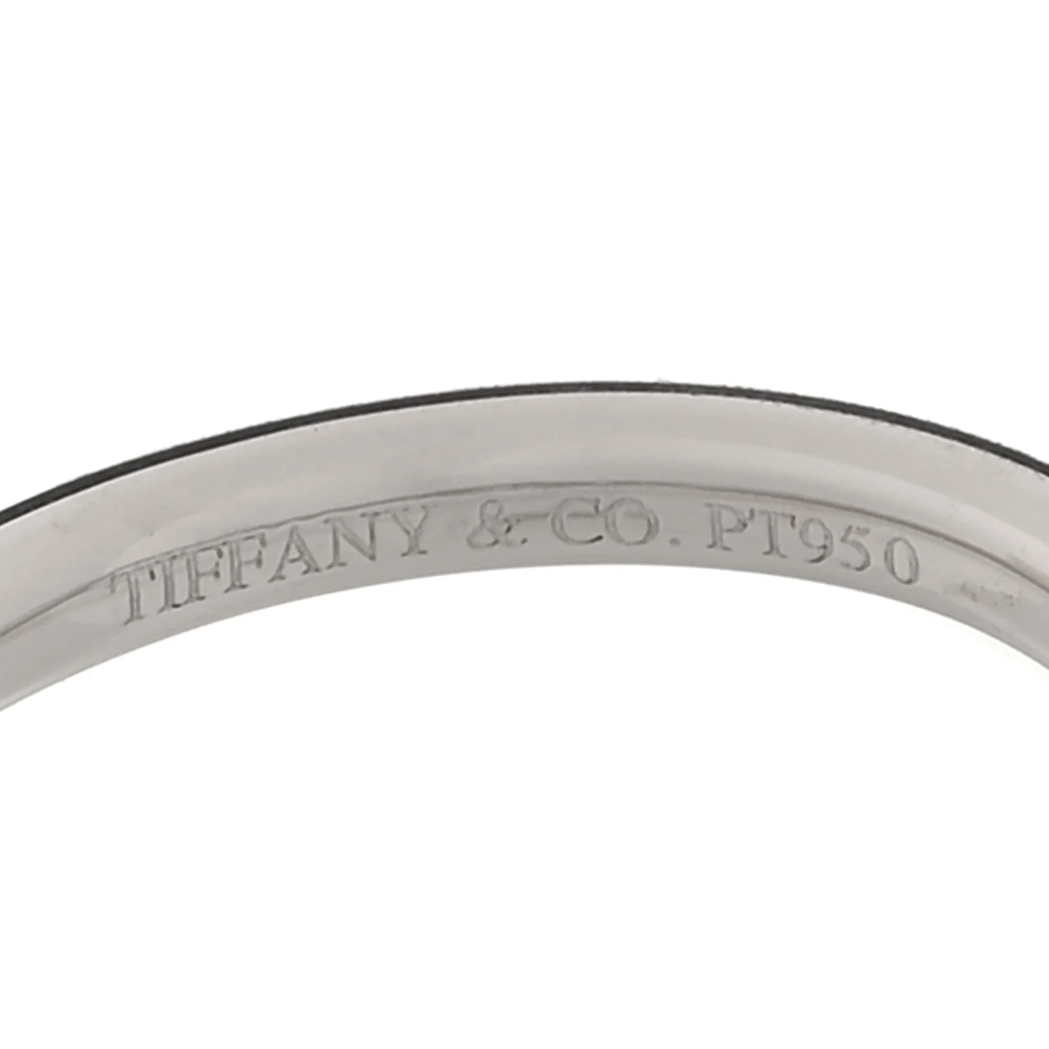 Platinum Diamond Elsa Peretti Curved Wedding Band Ring 53 6.5 - Image 4