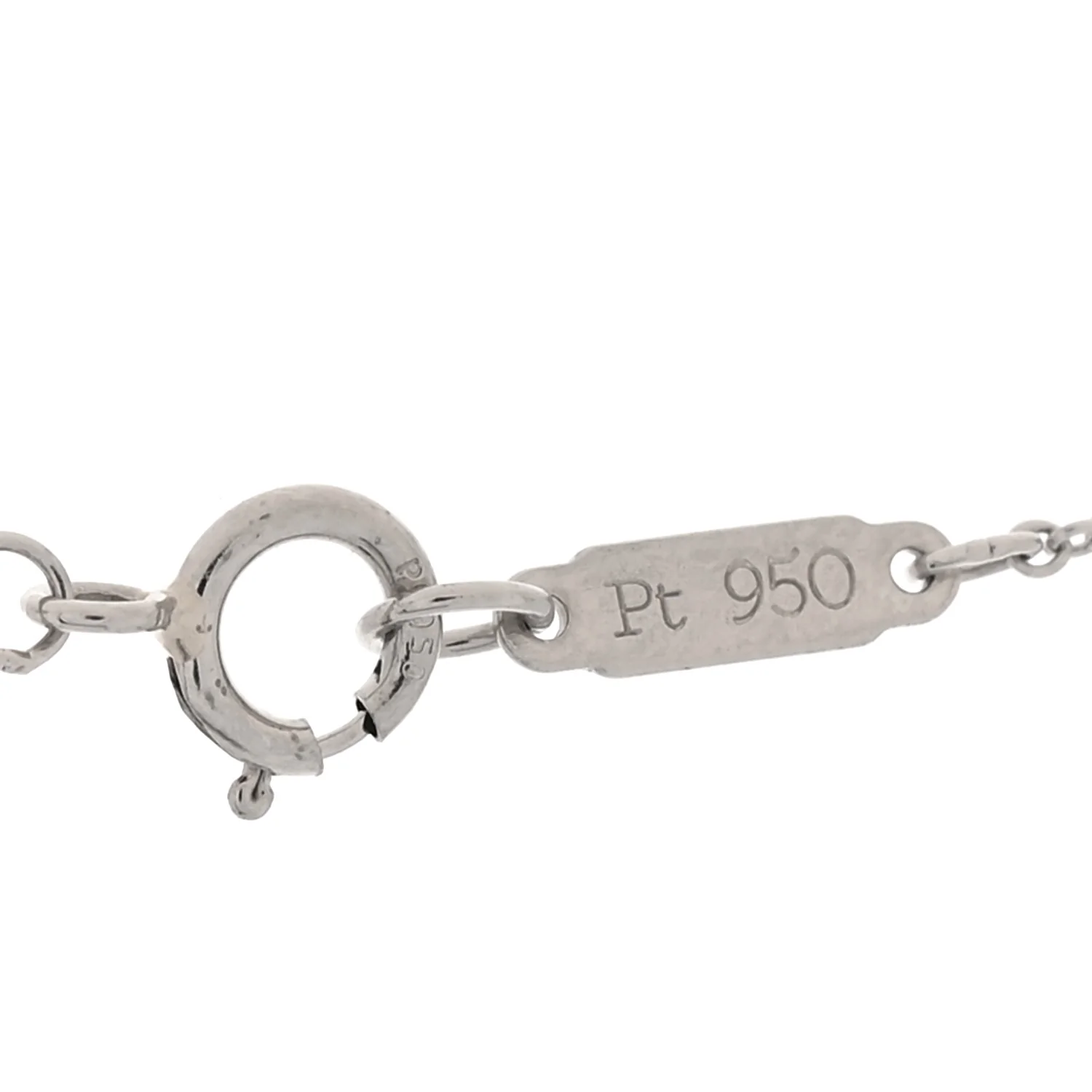 Platinum Diamond Graduated Pendant Necklace - Image 5