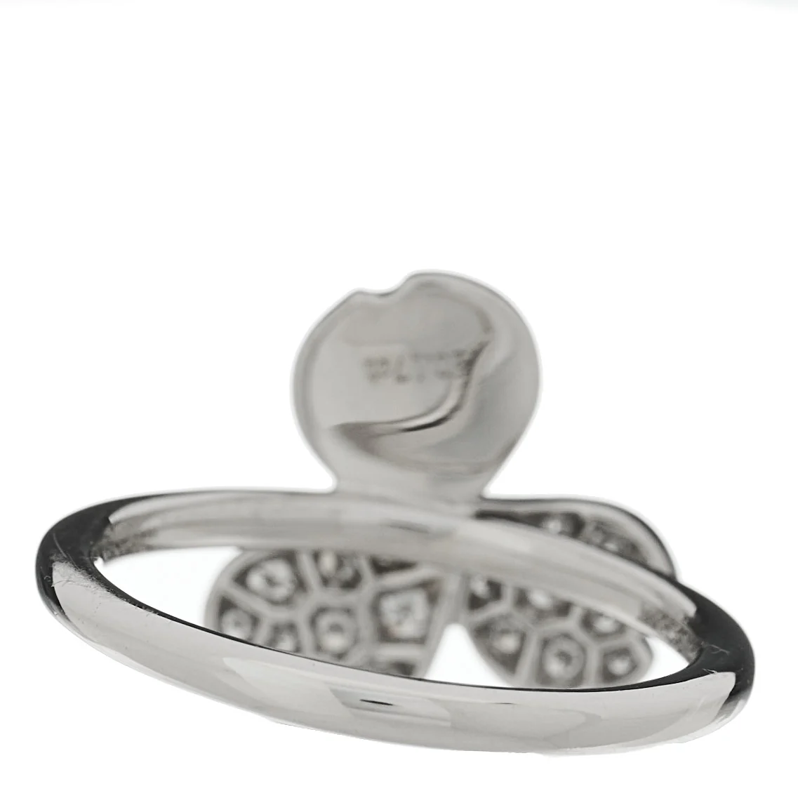 Platinum Diamond Paper Flowers Ring 47 4 - Image 4