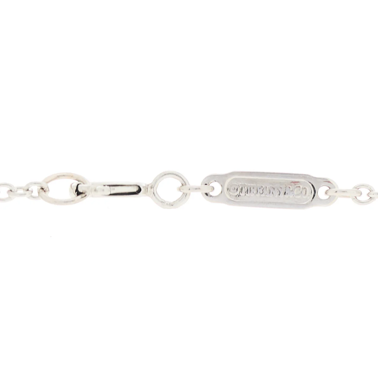 Platinum Diamond Victoria Key Pendant Necklace - Image 4