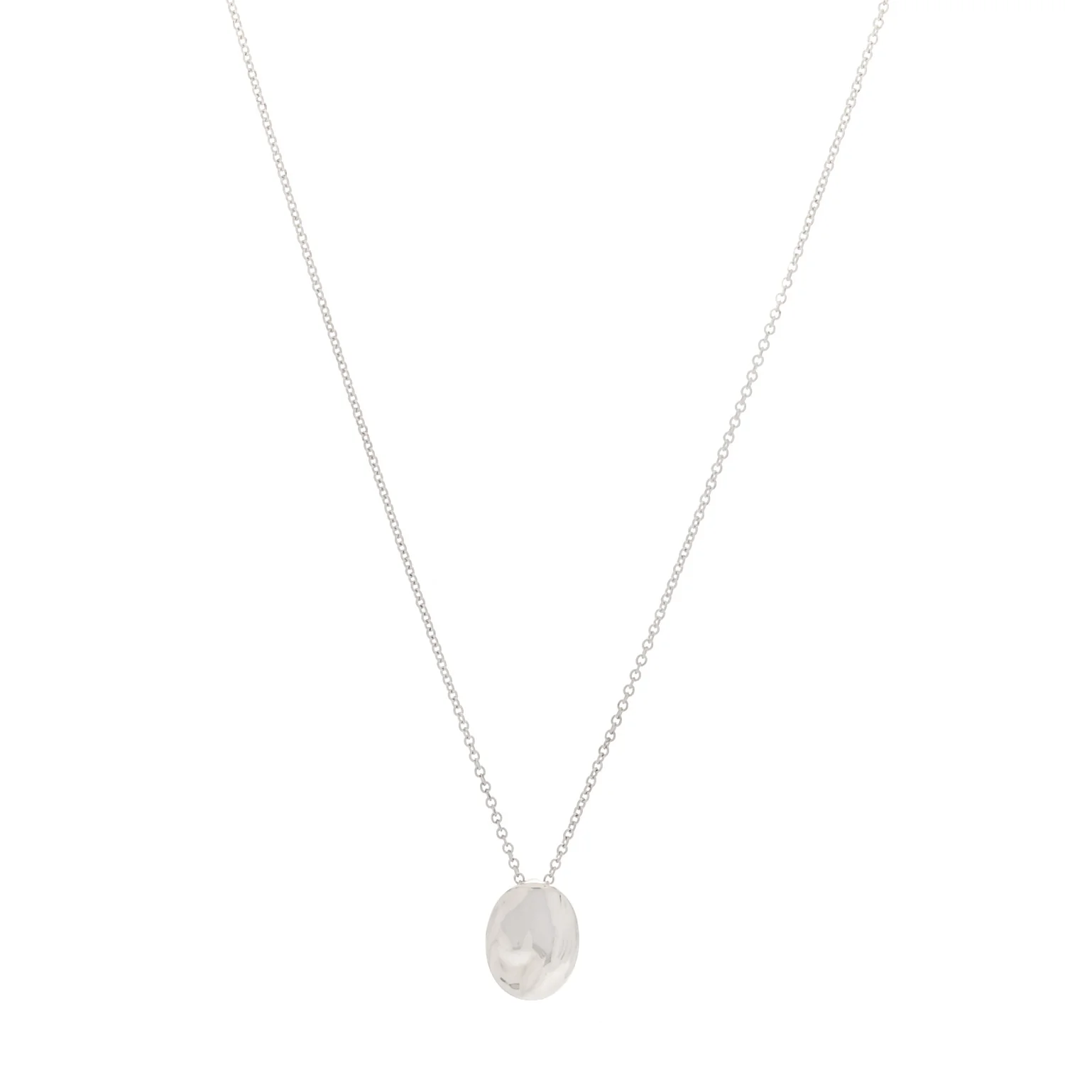 Platinum Elsa Peretti Zodiac Virgo Pendant Necklace