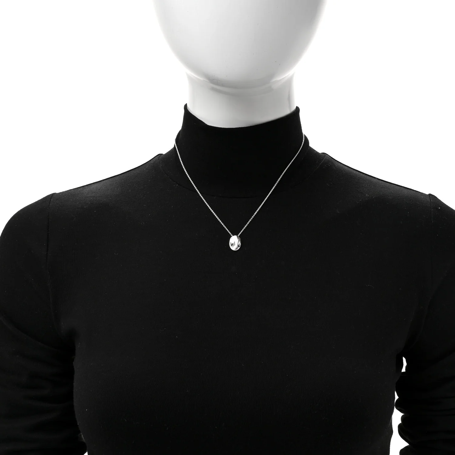 Platinum Elsa Peretti Zodiac Virgo Pendant Necklace - Image 2