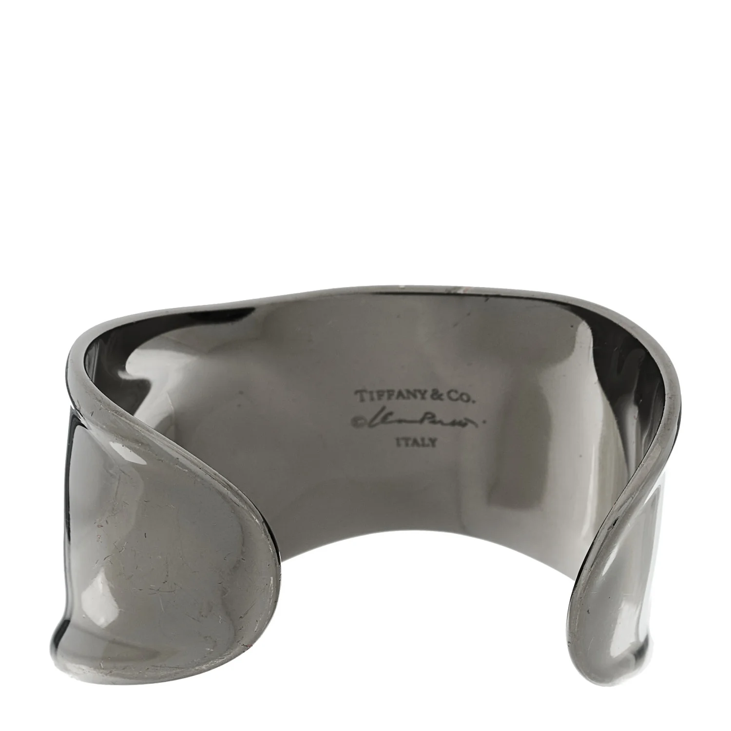 Ruthenium Small Elsa Peretti Left Wrist Bone Cuff Bracelet - Image 2