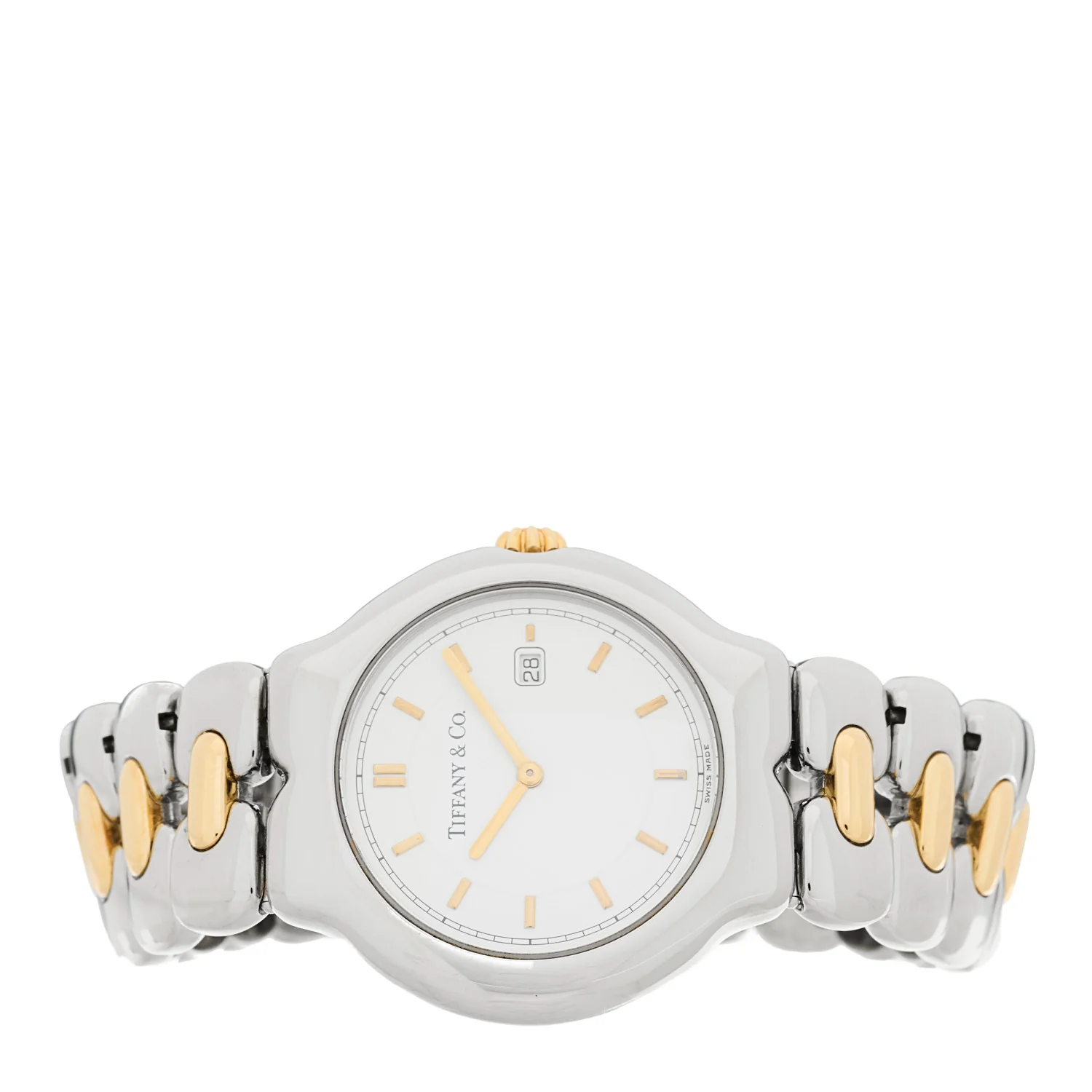 Stainless Steel 18K Yellow Gold 34mm Tesoro Quartz Watch - Image 2