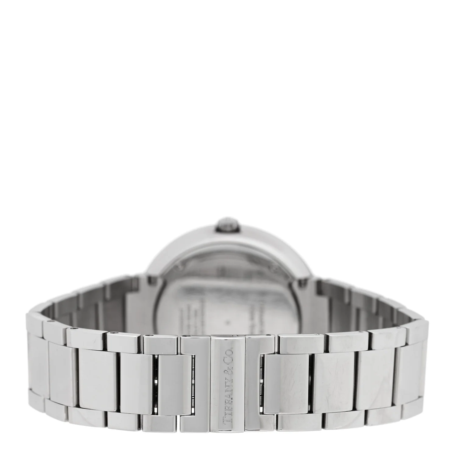Stainless Steel Diamond Mother of Pearl 34mm Atlas 3-Hand Quartz Watch - Image 3