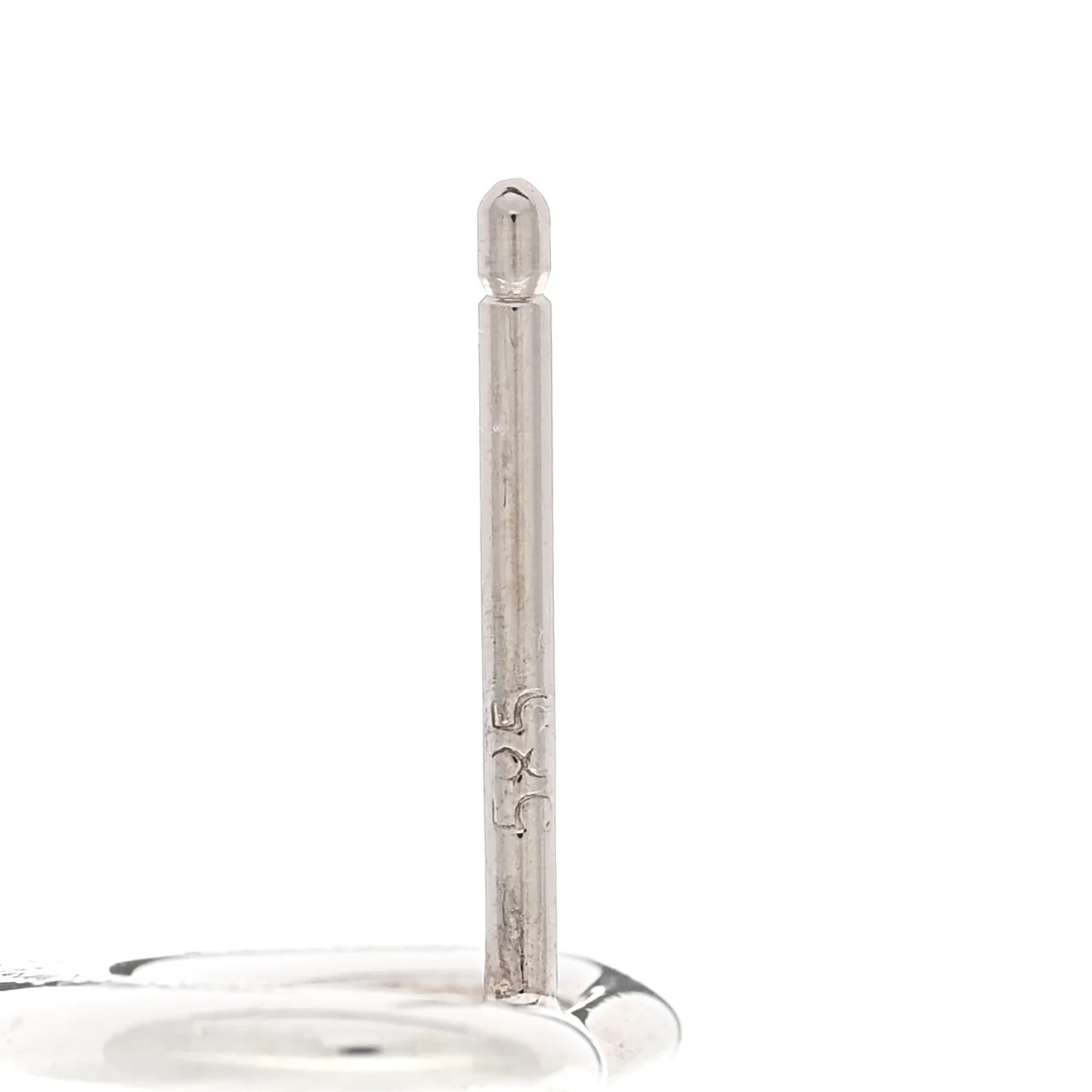 Sterling Silver 11mm Elsa Peretti Open Heart Earrings - Image 4