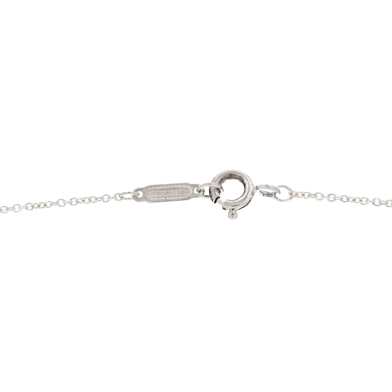 Sterling Silver Diamond Small Daisy Key Pendant Necklace - Image 4