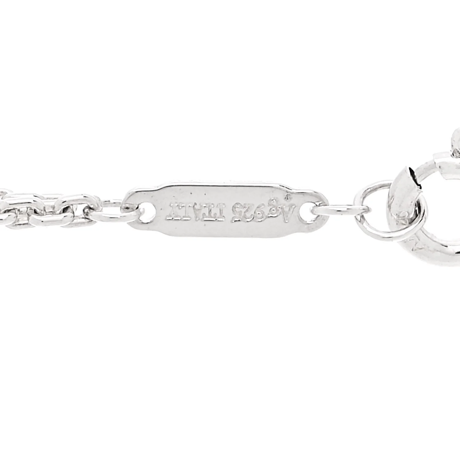 Sterling Silver Double HardWear Link Pendant Necklace - Image 6
