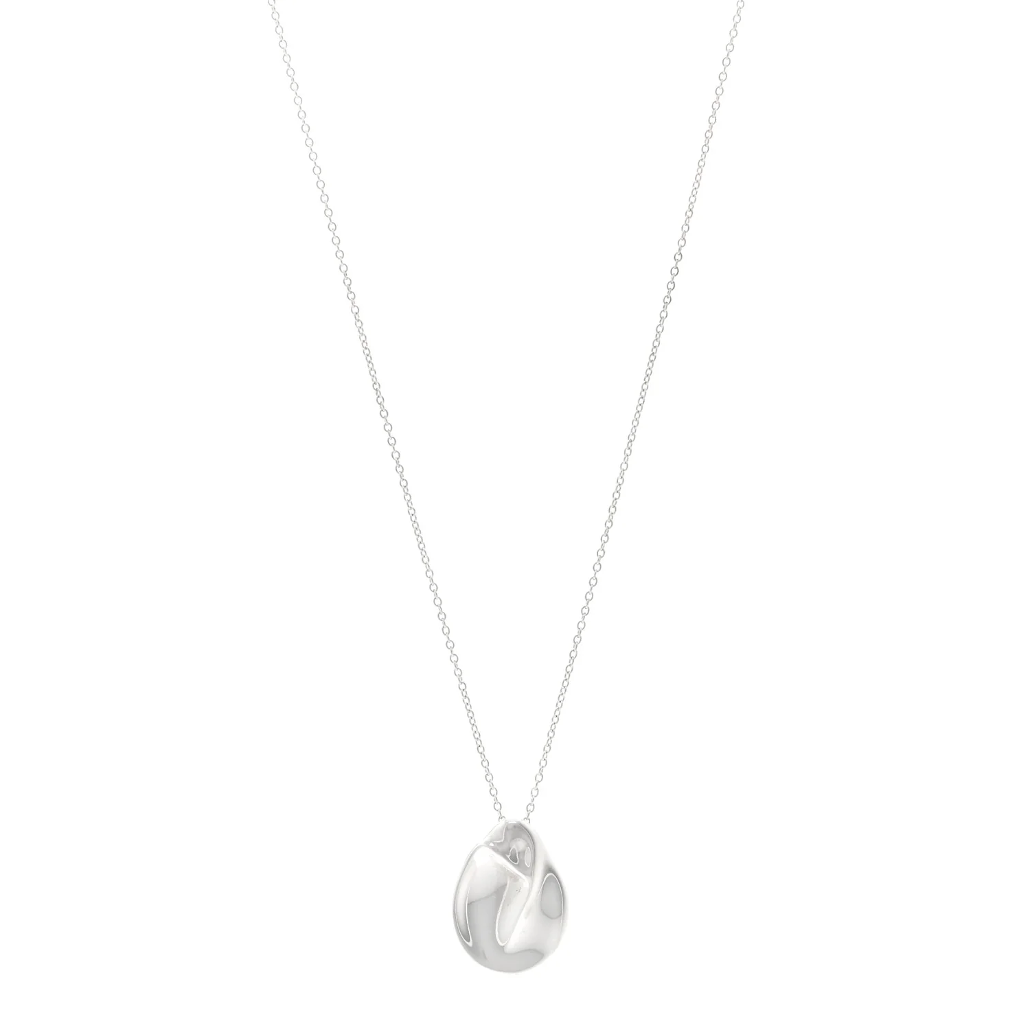Sterling Silver Elsa Peretti Madonna Pendant Necklace