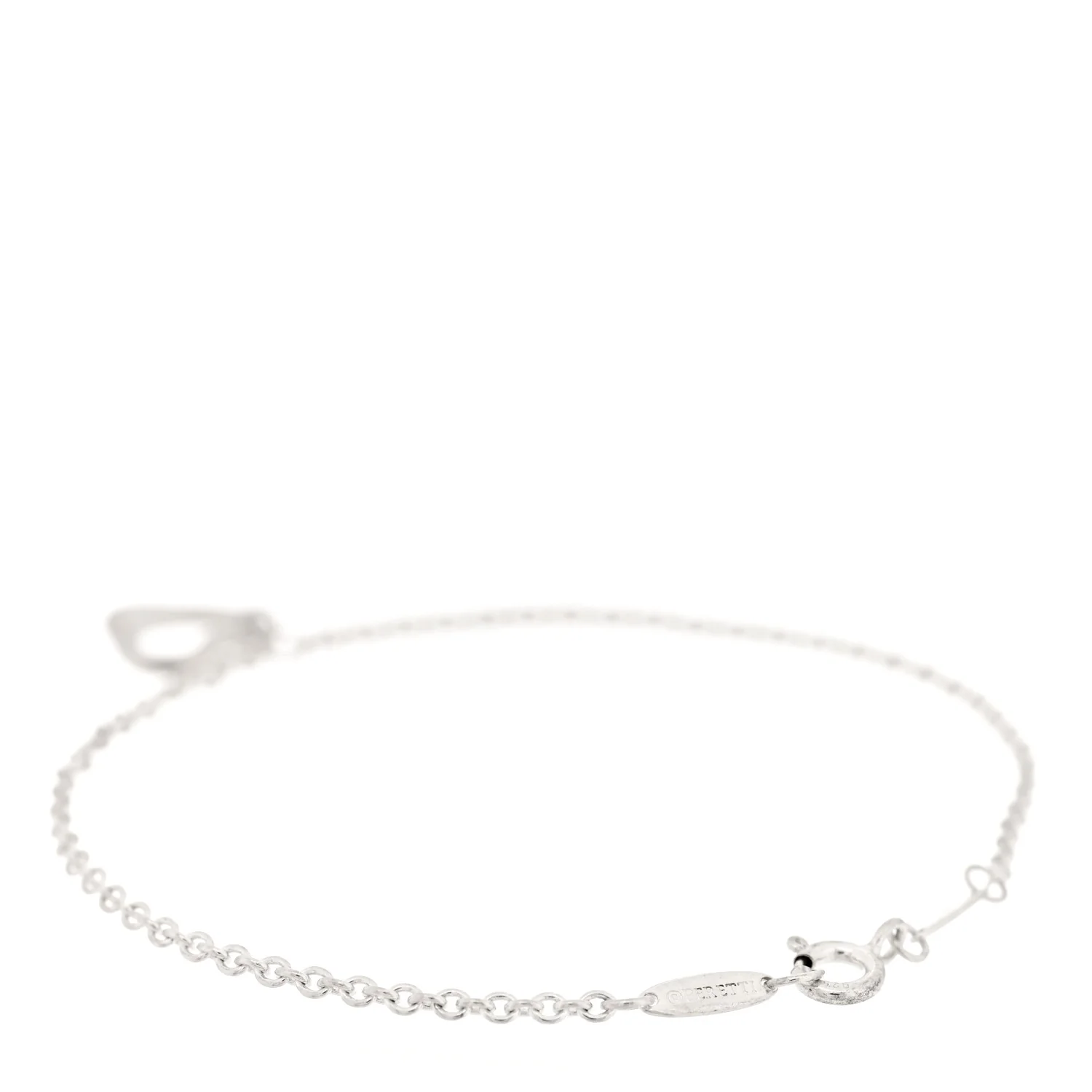 Sterling Silver Elsa Peretti Open Heart Charm Bracelet - Image 2