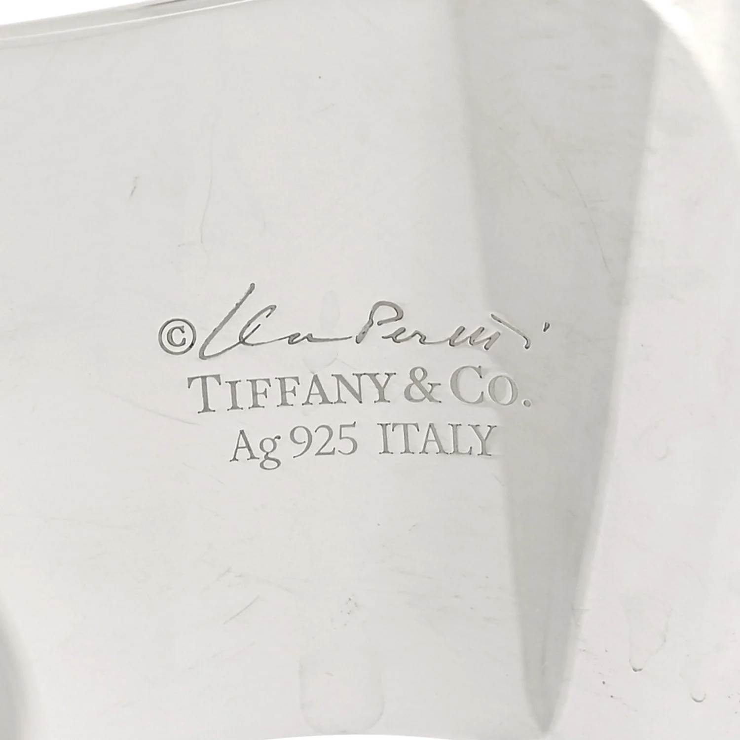 Sterling Silver Elsa Peretti Small Left Wrist Bone Cuff Bracelet - Image 3