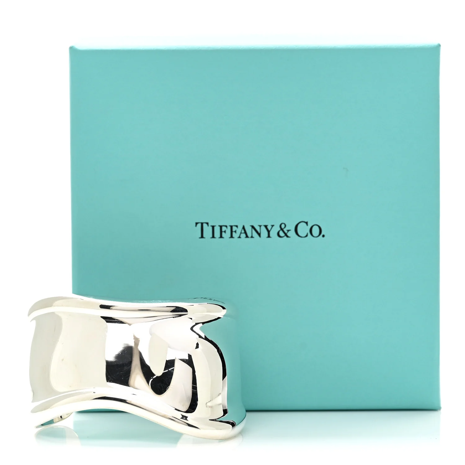 Sterling Silver Elsa Peretti Small Left Wrist Bone Cuff Bracelet - Image 4