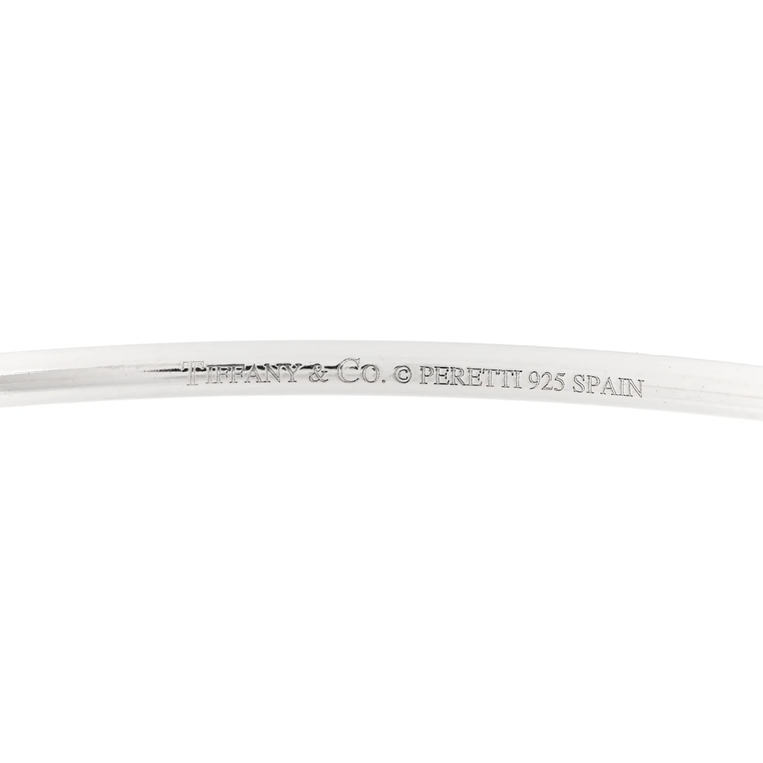 Sterling Silver Elsa Peretti Teardrop Bangle Bracelet - Image 3