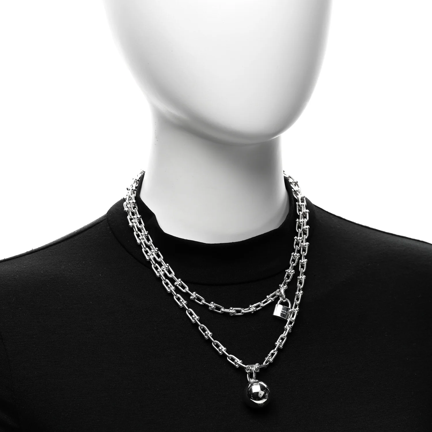 Sterling Silver HardWear Wrap Necklace - Image 2