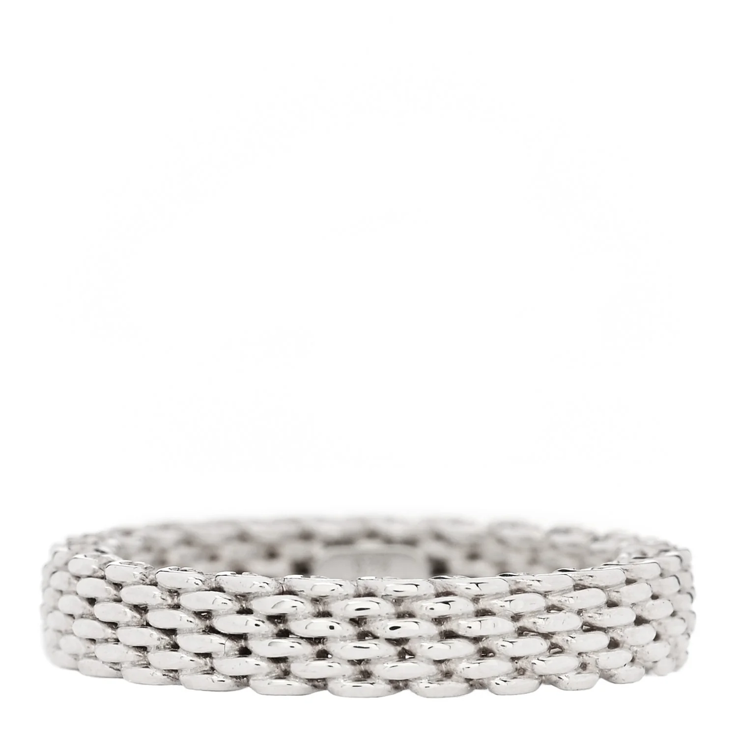 Sterling Silver Narrow Mesh Somerset Ring 51 5.75