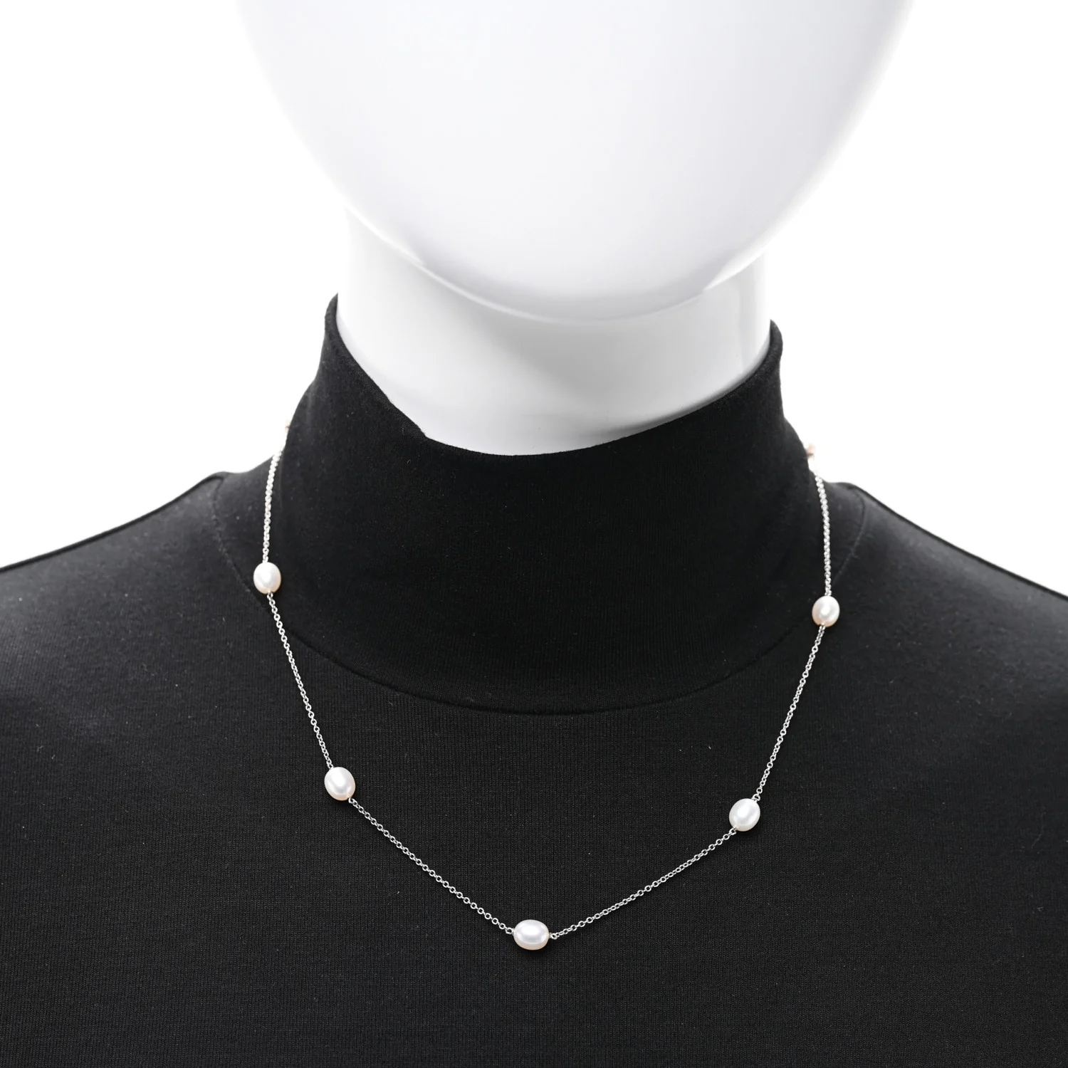 Sterling Silver Pearl Elsa Peretti Pearls By The Yard Necklace - Image 2