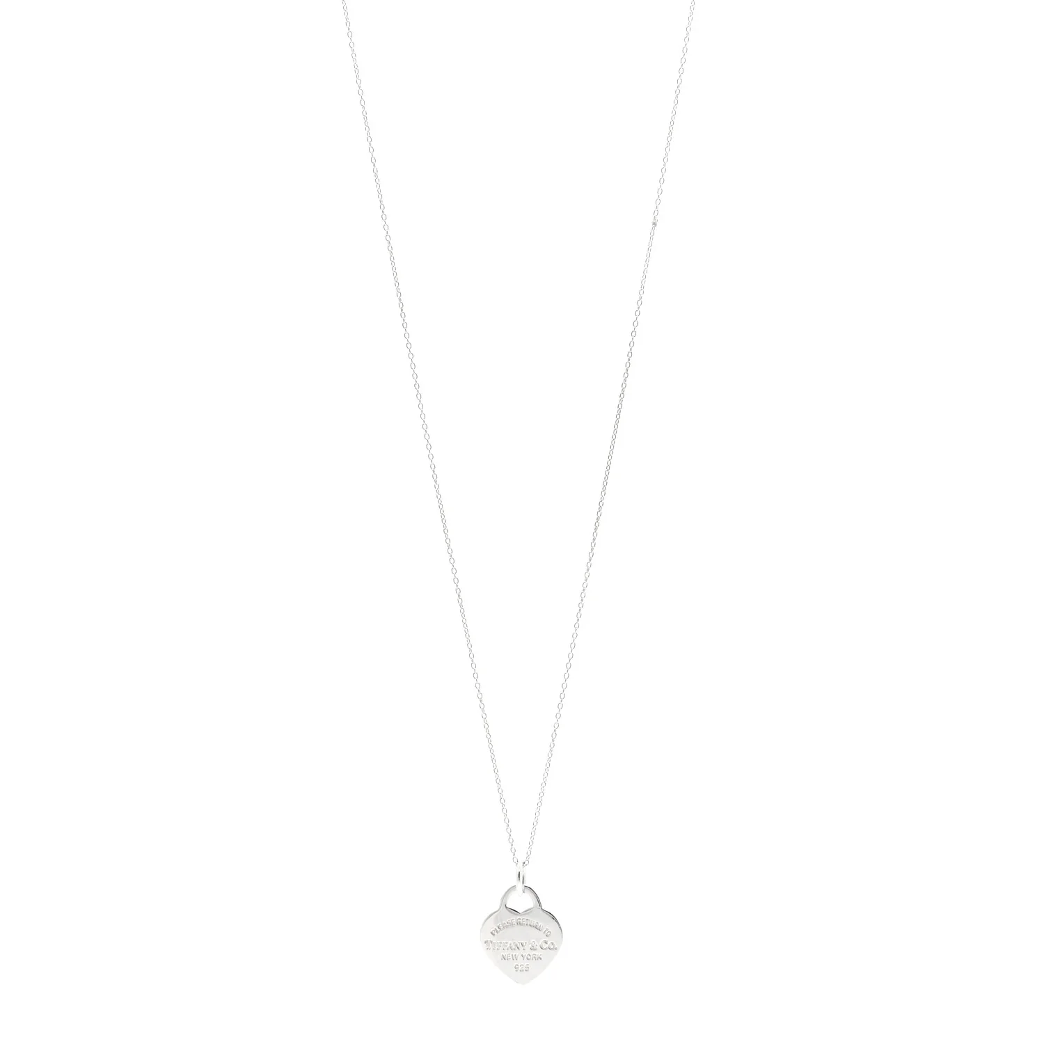 Sterling Silver Small Return to Tiffany Heart Pendant Necklace