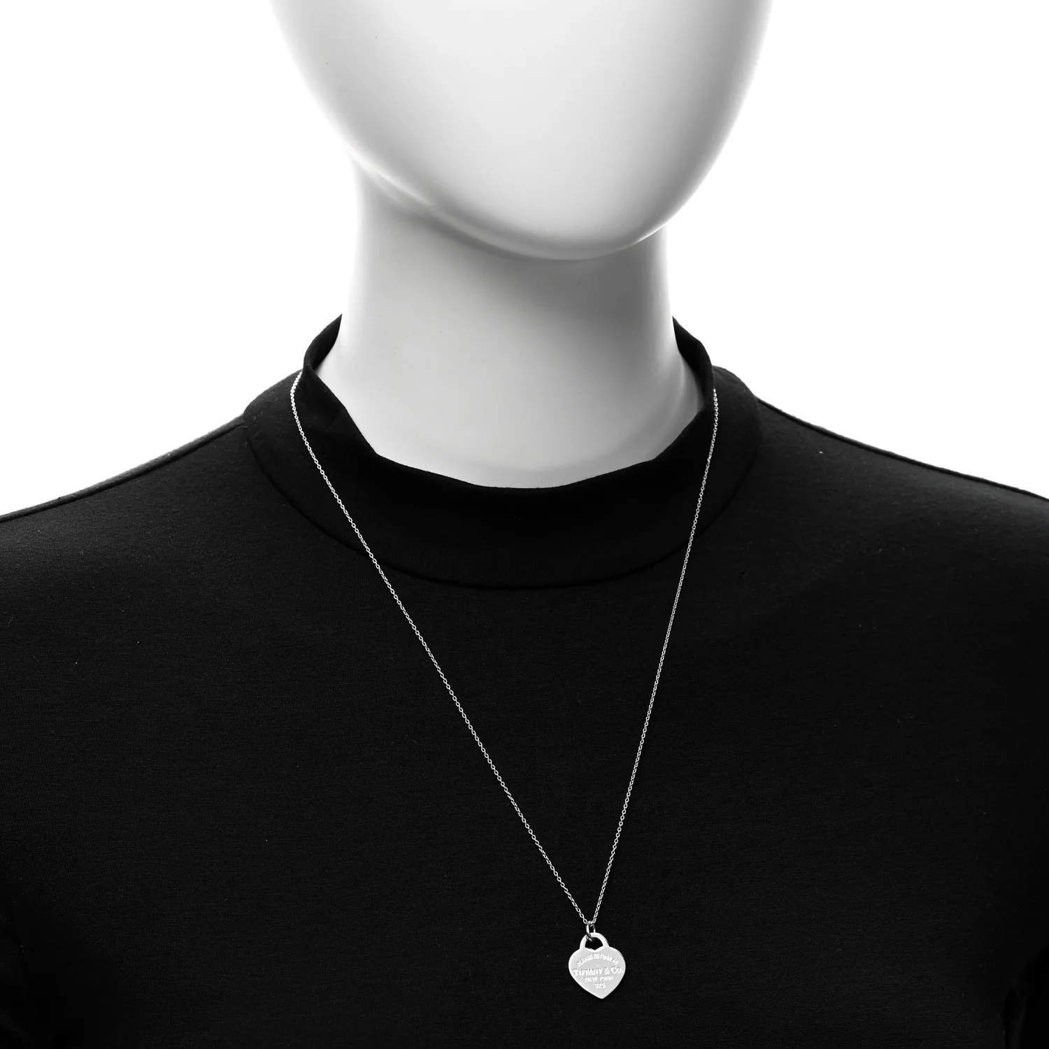Sterling Silver Small Return to Tiffany Heart Pendant Necklace - Image 2