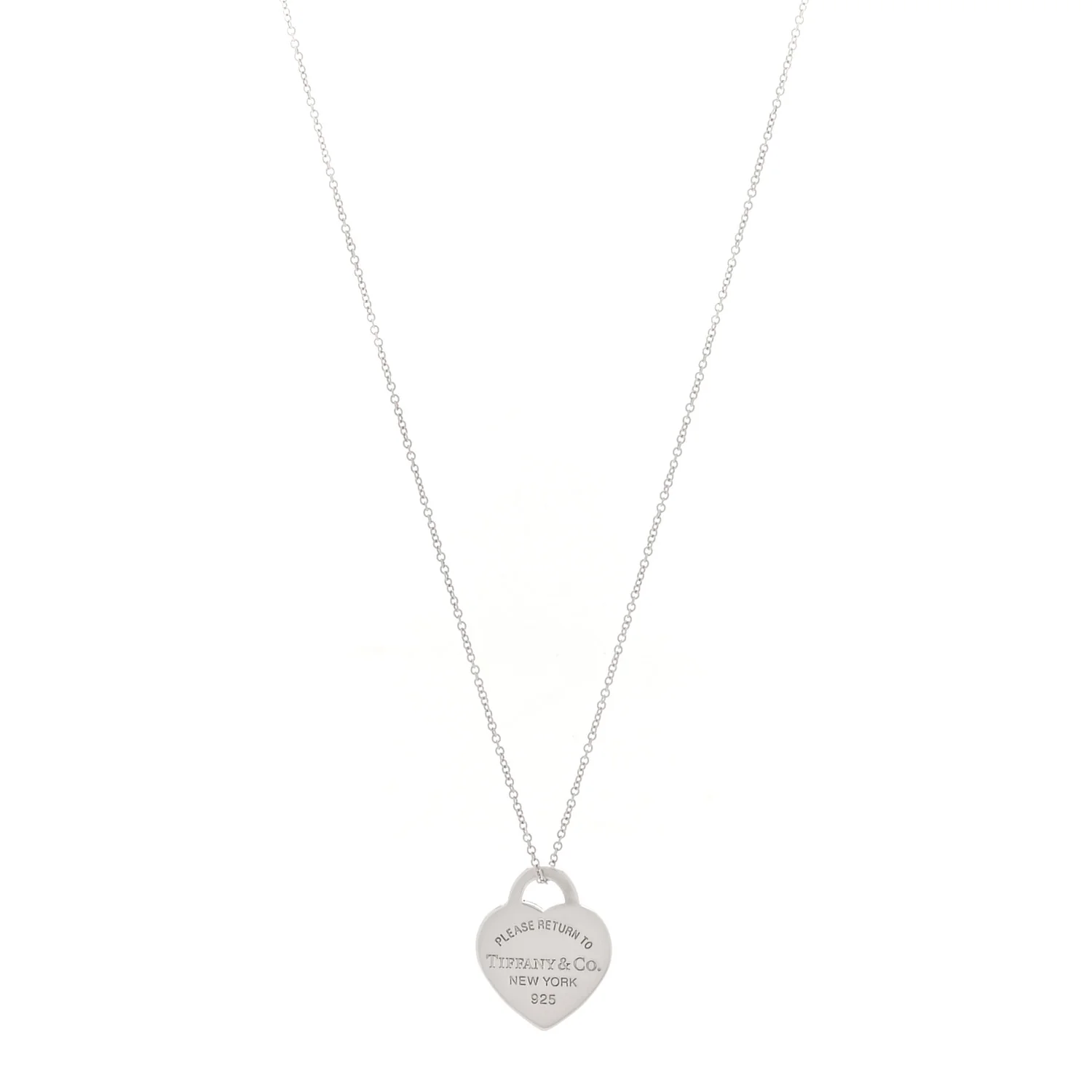Sterling Silver Small Return To Tiffany Heart Pendant Necklace