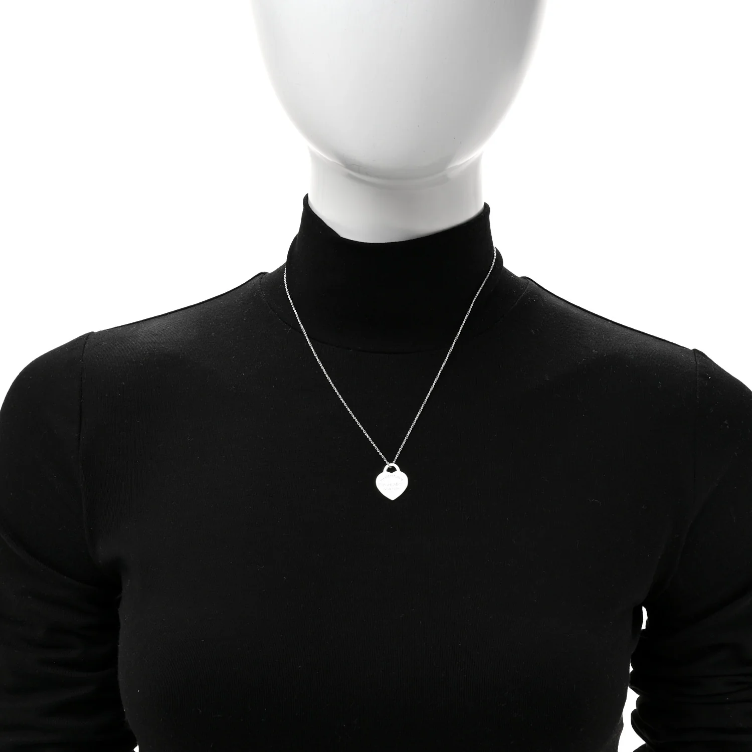 Sterling Silver Small Return To Tiffany Heart Pendant Necklace - Image 2