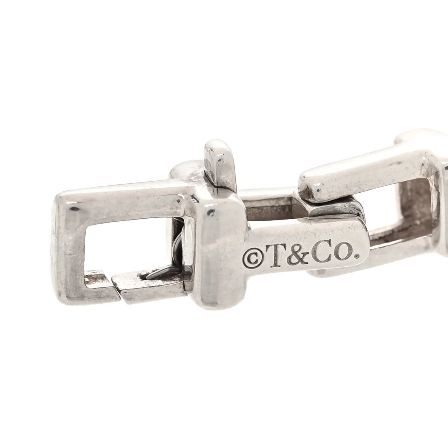 Sterling Silver T Link Chain Bracelet - Image 3