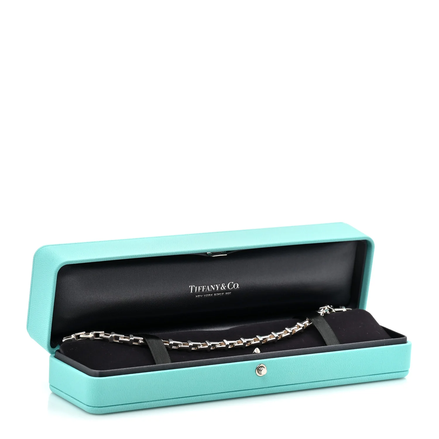 Sterling Silver T Link Chain Bracelet - Image 4
