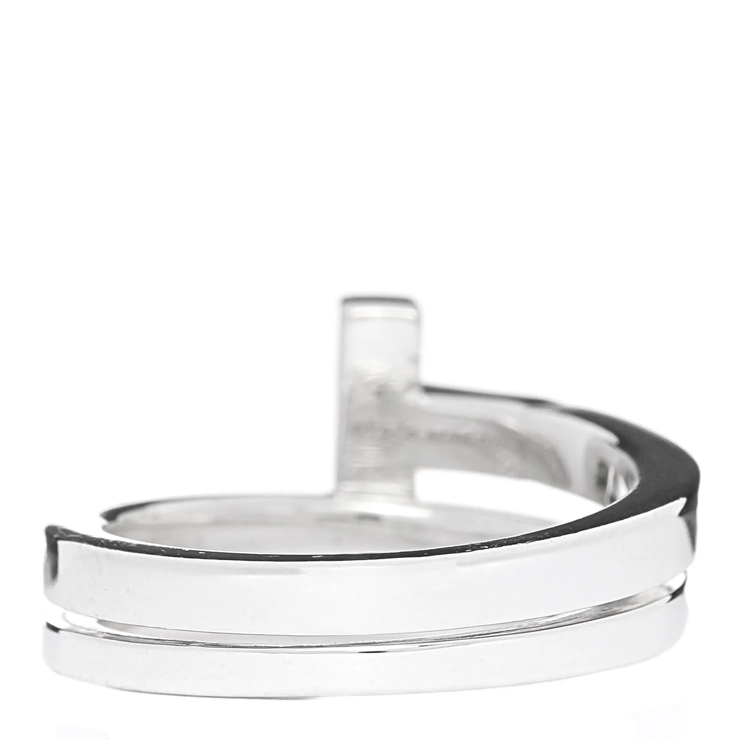 Sterling Silver T Square Wrap Ring 50 5.25 - Image 3