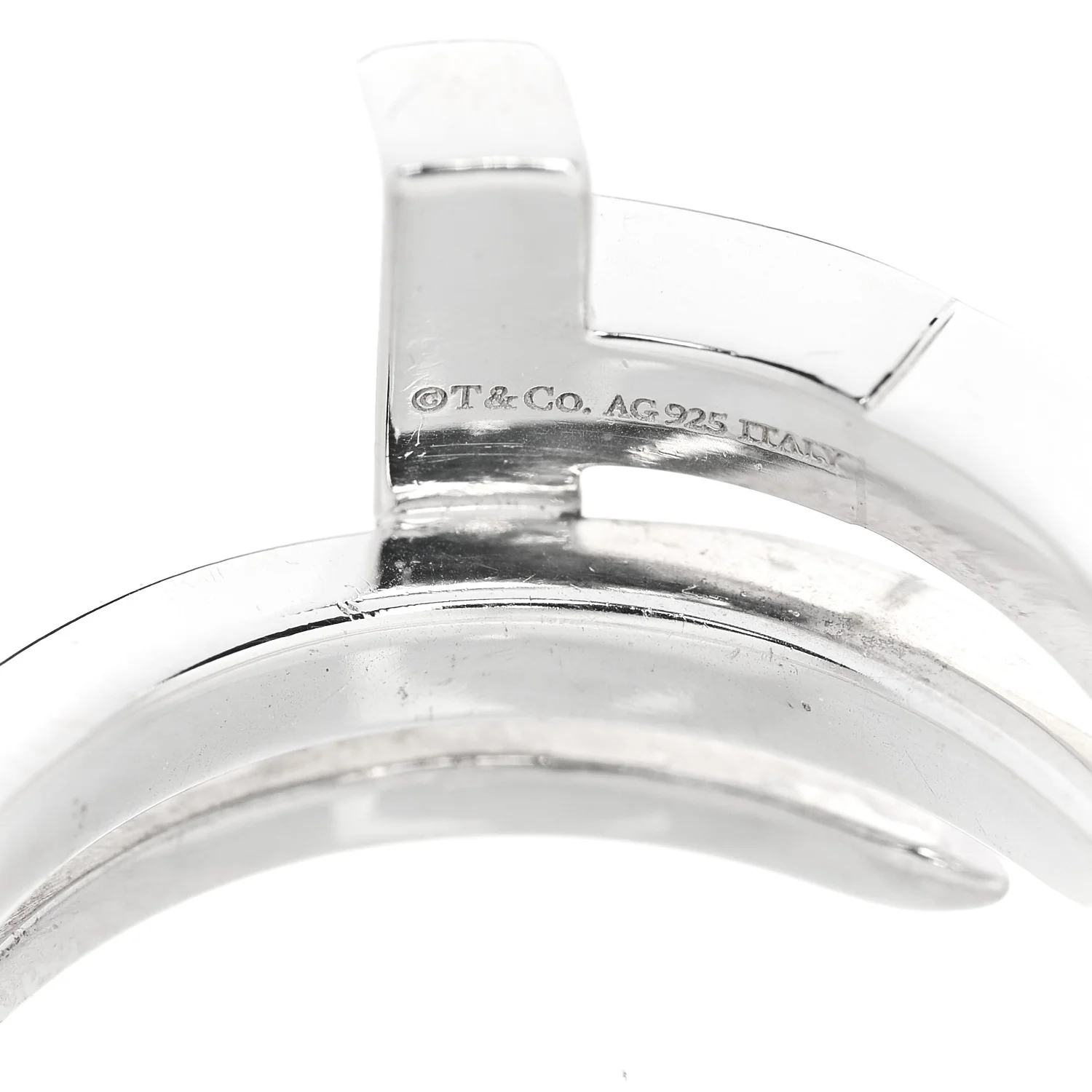 Sterling Silver T Square Wrap Ring 50 5.25 - Image 4