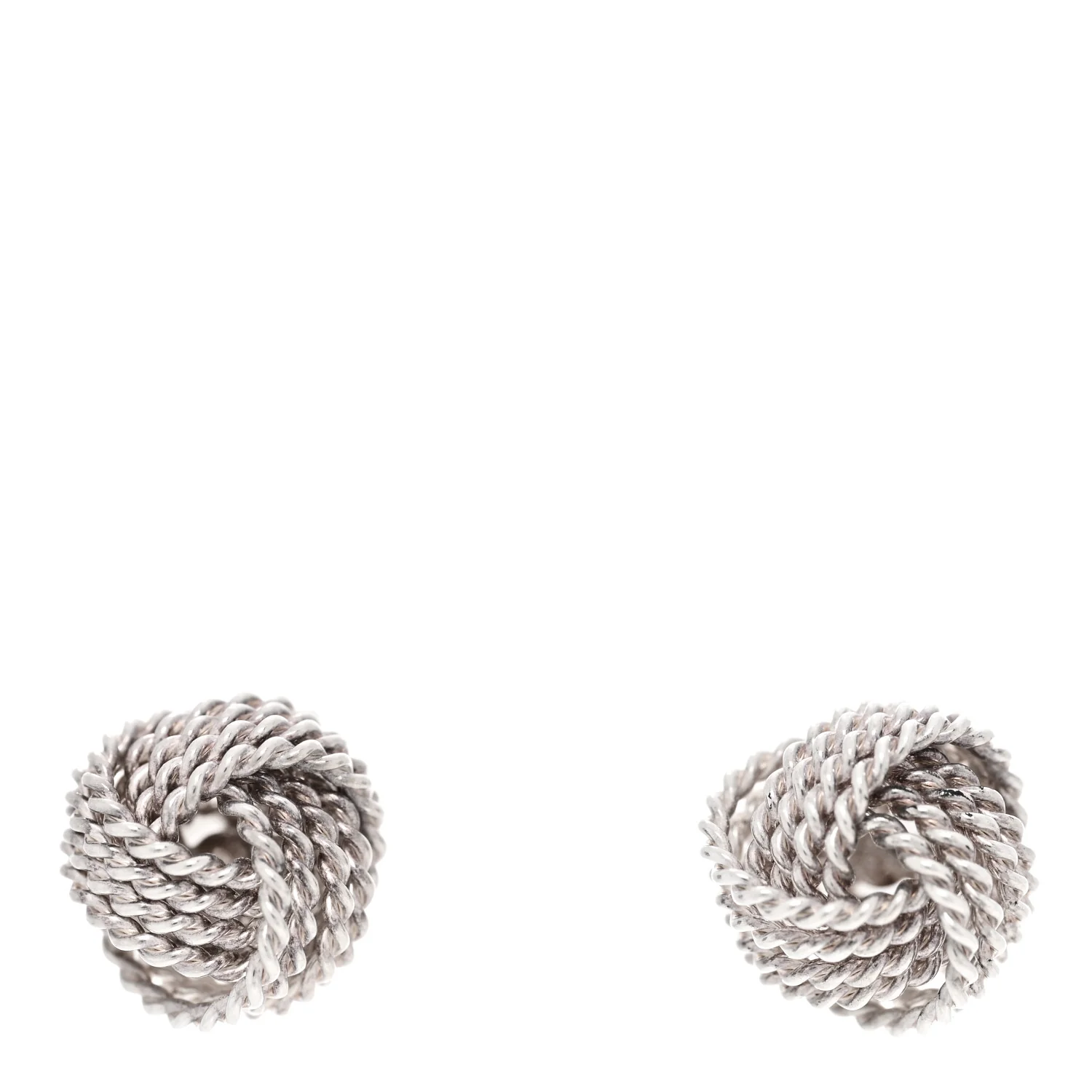 Sterling Silver Twist Knot Earrings