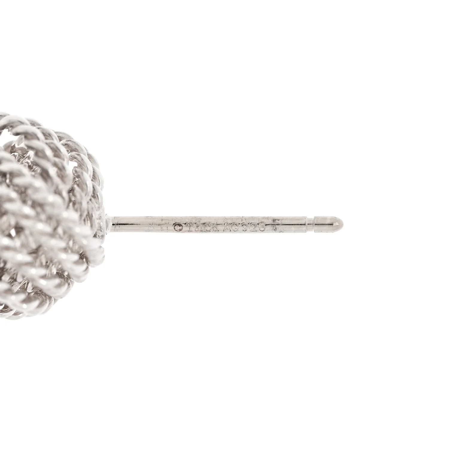 Sterling Silver Twist Knot Earrings - Image 4