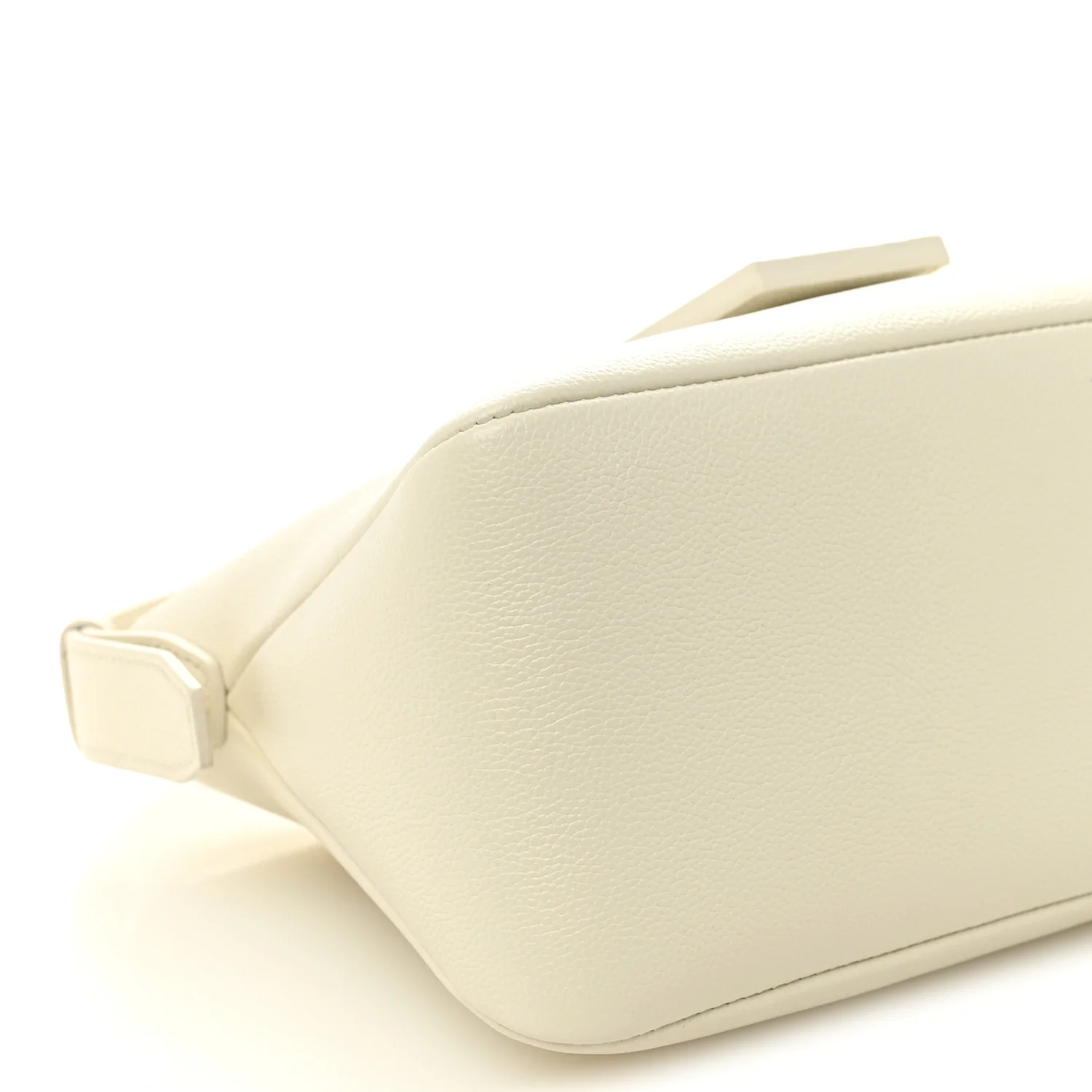 Grained Calfskin Mini TF Hobo White - Image 8