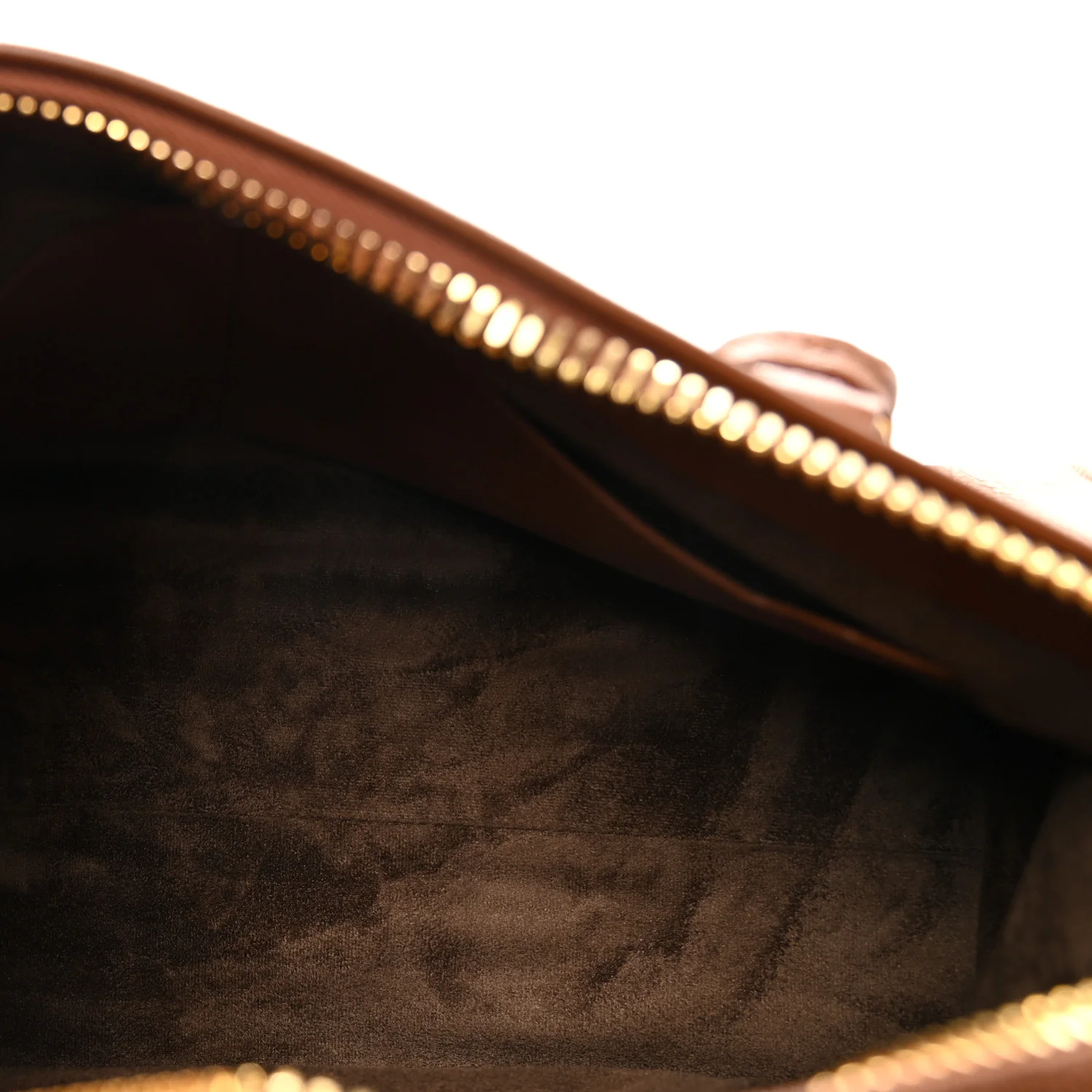 Grained Calfskin Tote Tobacco - Image 5