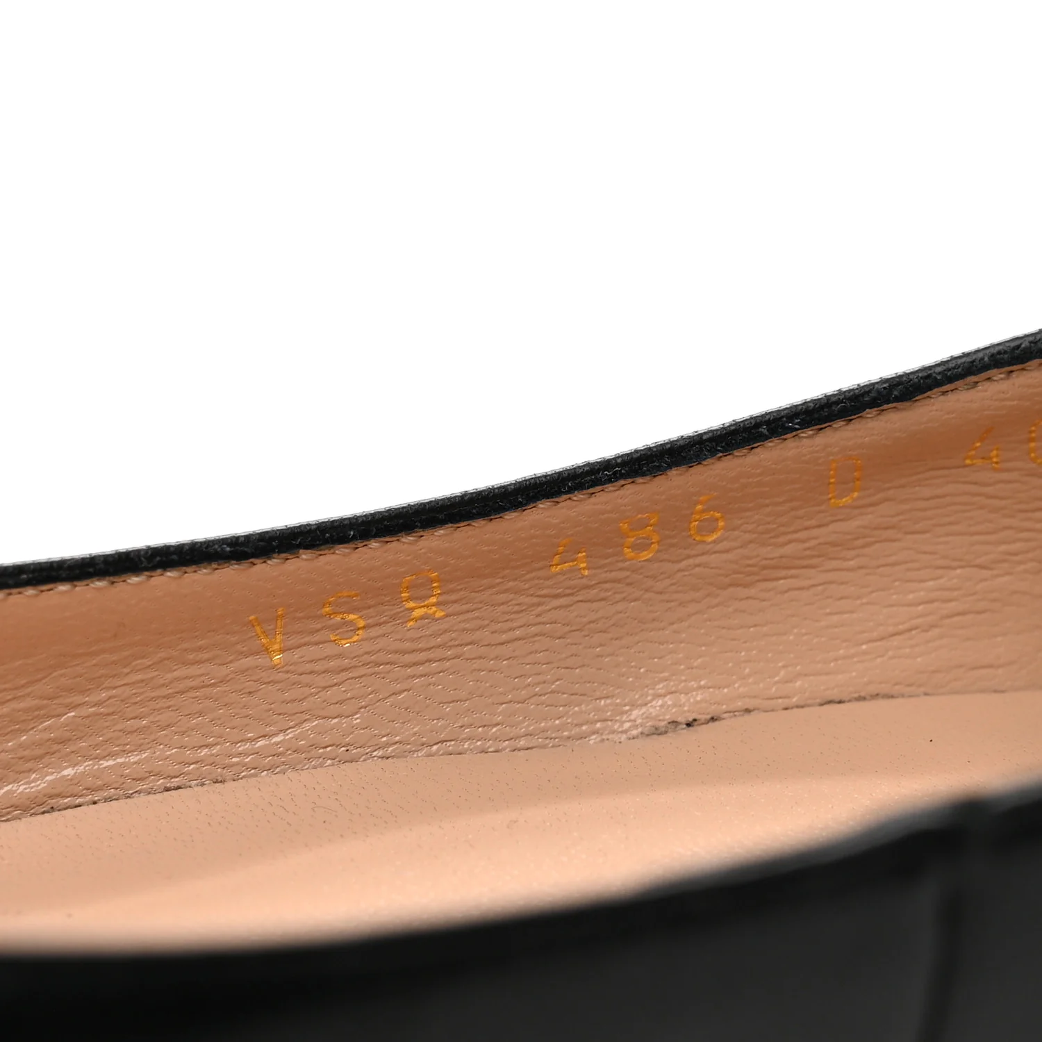 Calfskin Ballerina Ankle Strap Flats 40.5 Black - Image 9