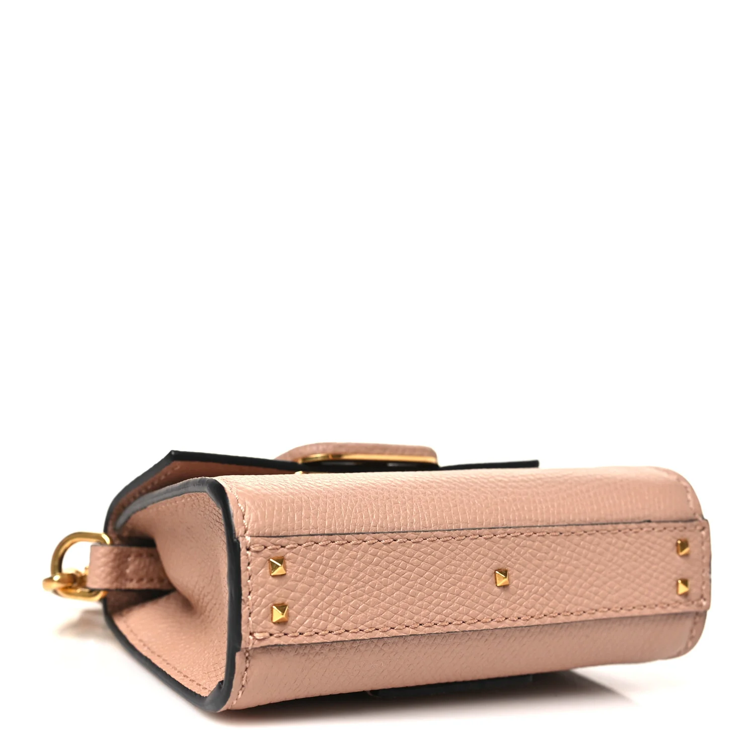 Calfskin Micro VSling Top Handle Bag Rose Cannelle - Image 4