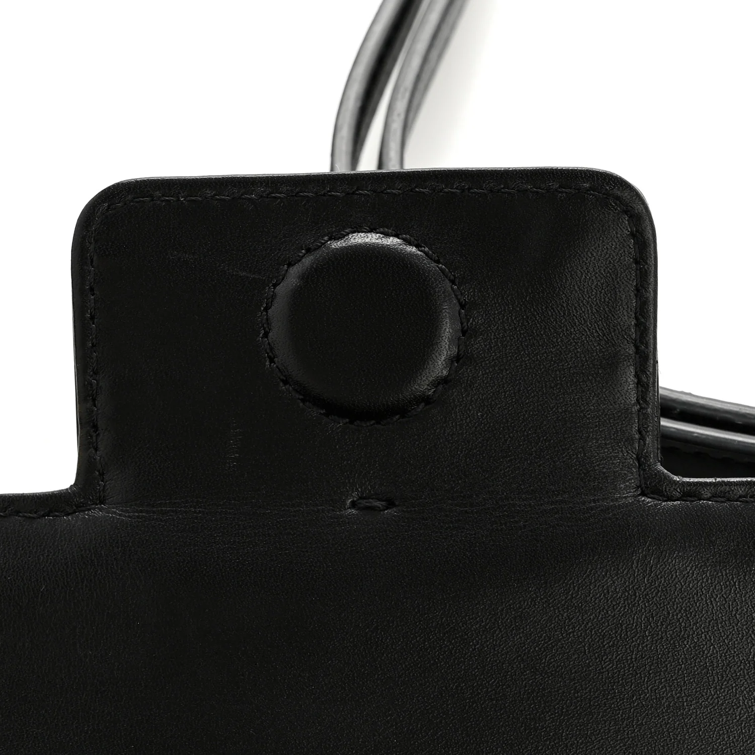 Calfskin Small Vlogo Chain Shoulder Bag Black - Image 10