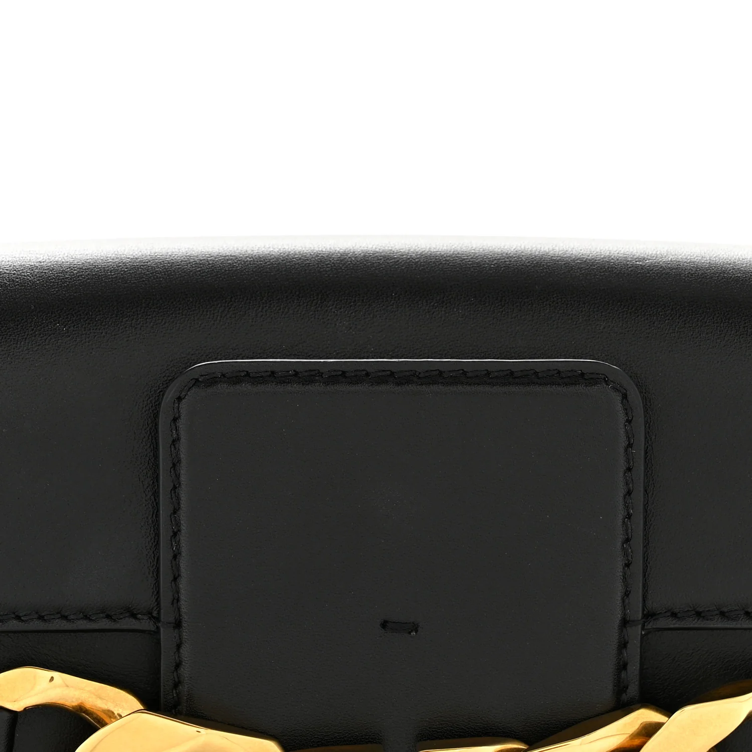 Calfskin Small Vlogo Chain Shoulder Bag Black - Image 7