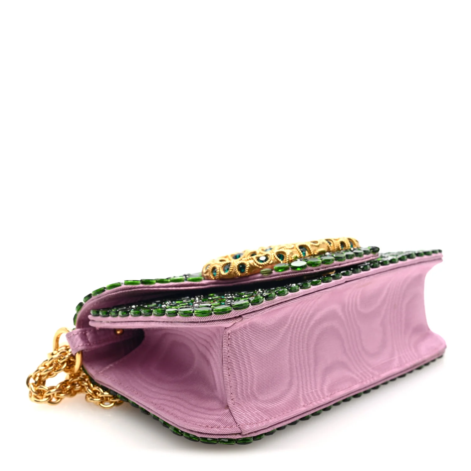 Fabric Crystal Embroidered Vlogo Small Loco Shoulder Bag Multicolor - Image 4
