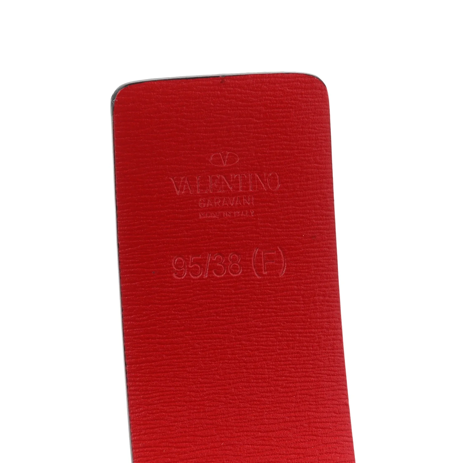 Glossy Calfskin VLogo Reversible 30mm Belt 95 38 Black Rouge Pur - Image 7