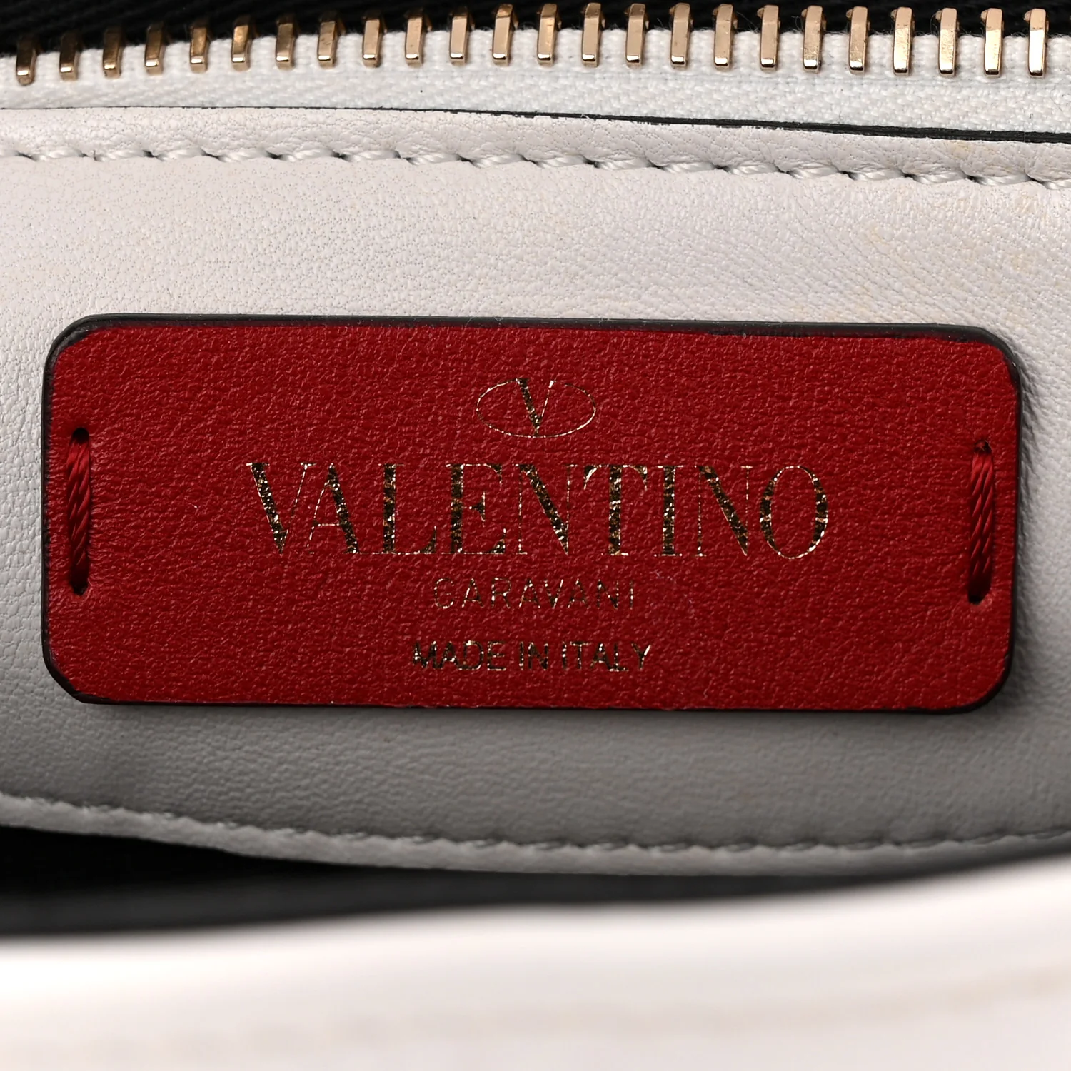 Lambskin Be My VLTN Print Candystud Top Handle Bag White Red Black - Image 6